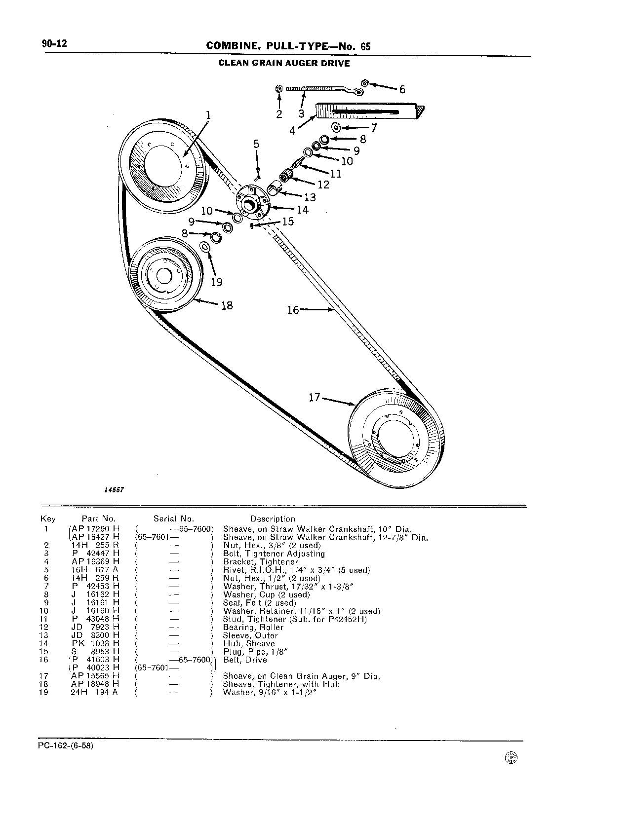 90 Drive Belts, Chains, and Tighteners (Continued)