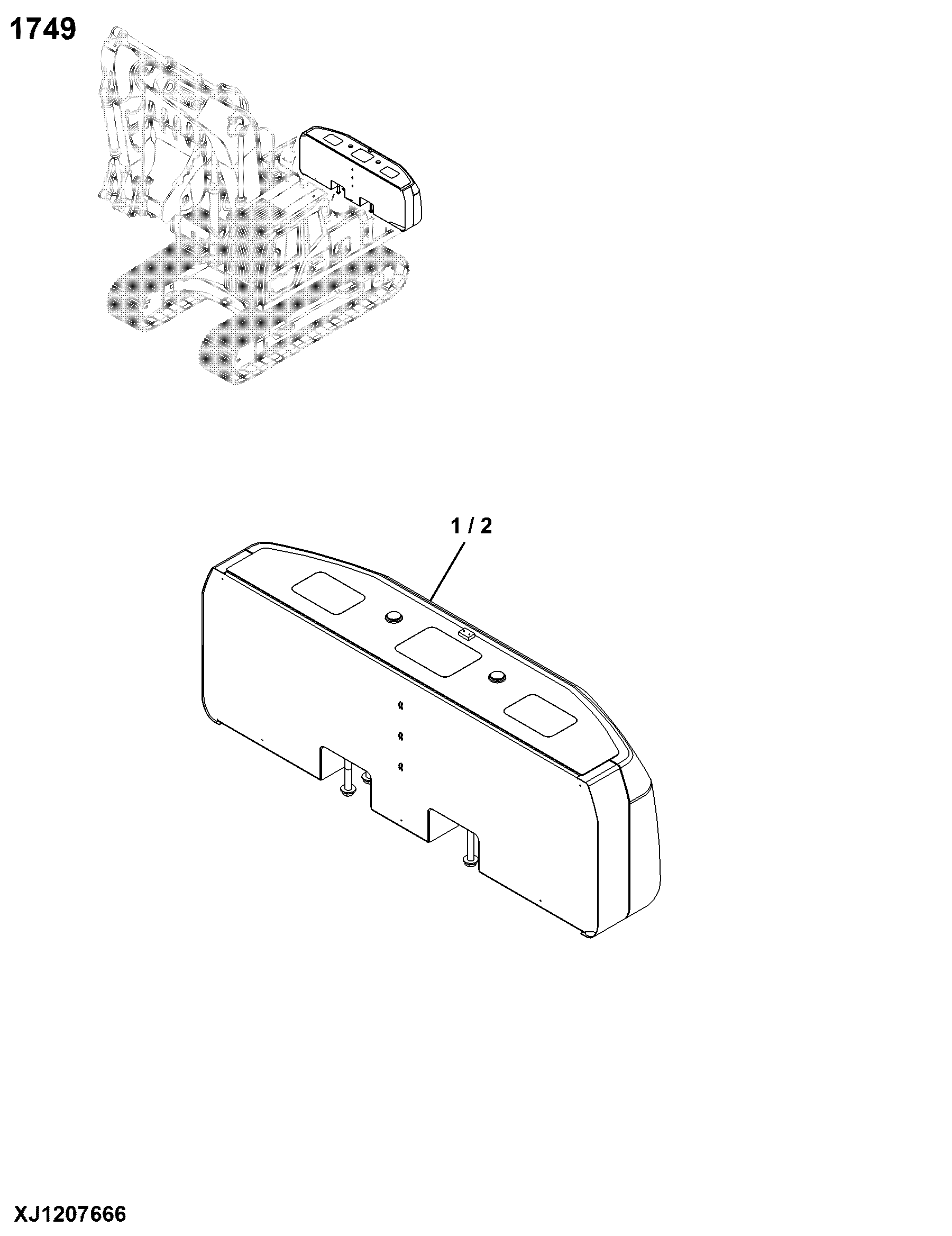 1749 Chassis Weights