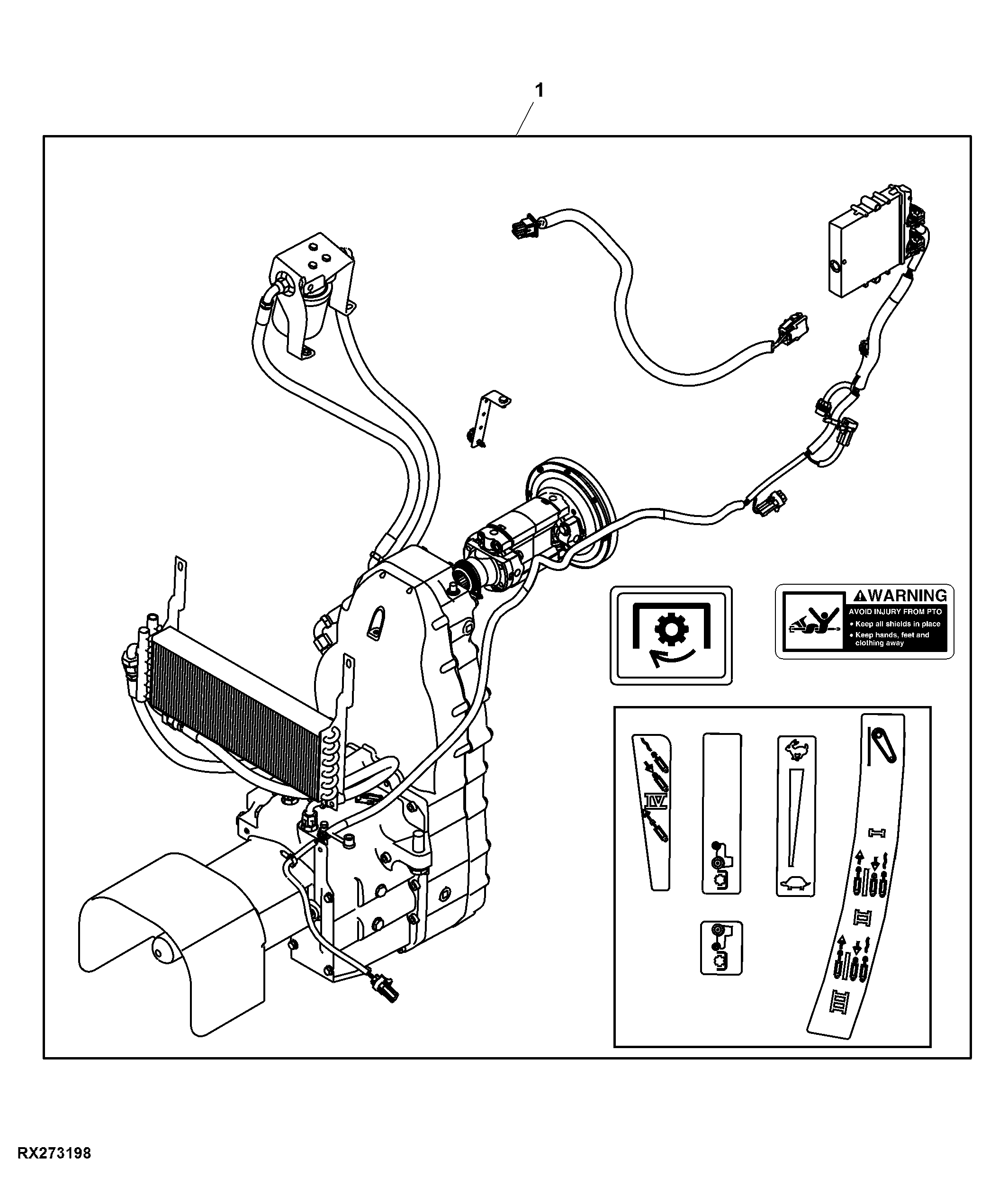 Attachment, Front PTO, Type 2