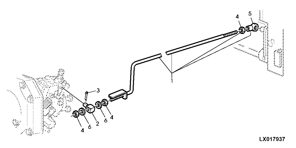 MOUNTING PARTS, SPEED CONTROL (2-POST ROLL GARD)