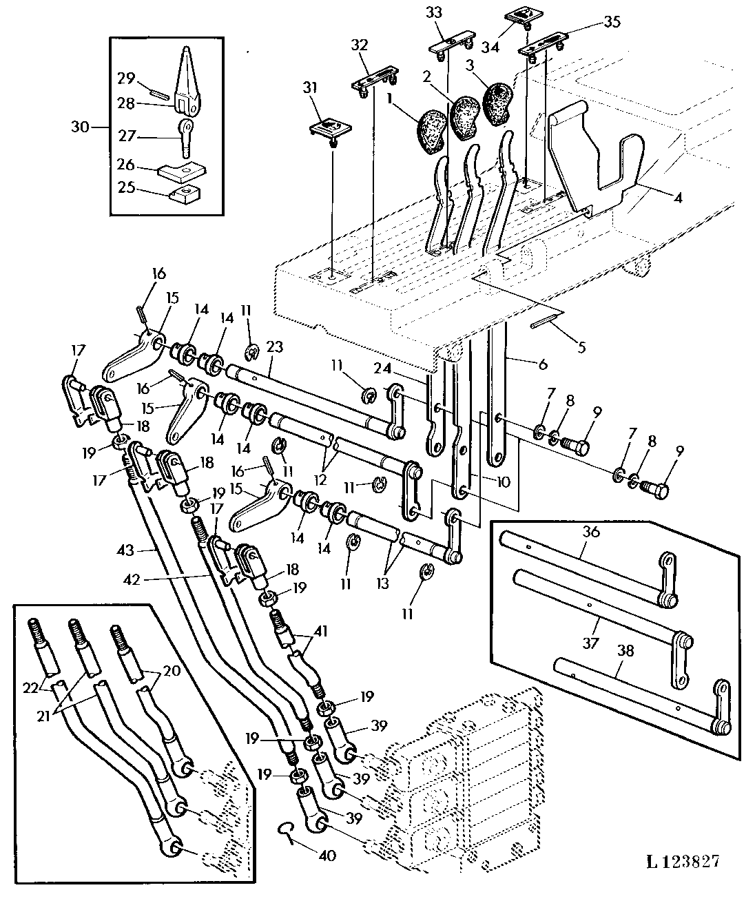 SELECTIVE CONTROL VALVE LINKAGE (SPOOL TYPE) WITH SG2 CAB