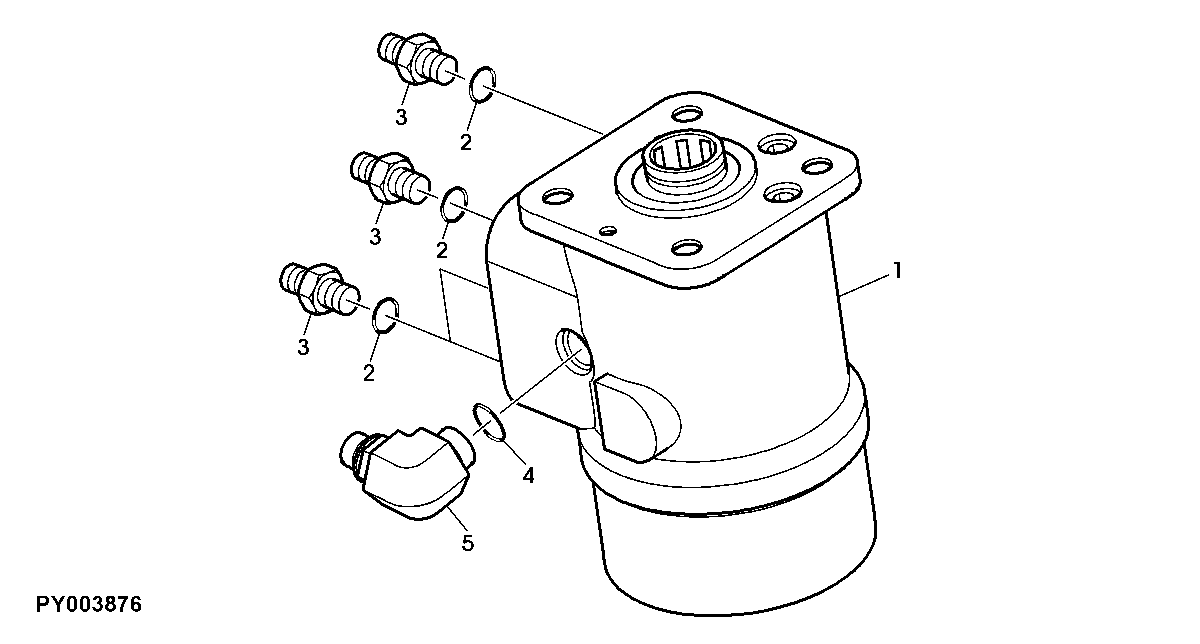 HYDROSTATIC STEERING UNIT (OPEN OPERATOR'S STATION)