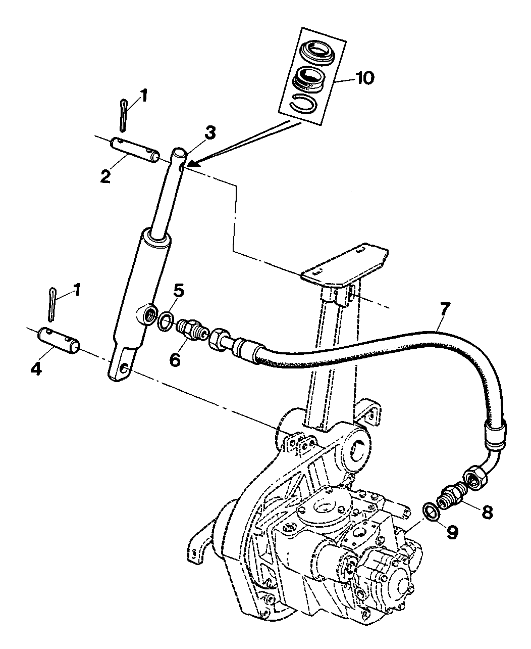 HYDROSTATIC PUMP - HYDRAULIC BELT TENSIONER