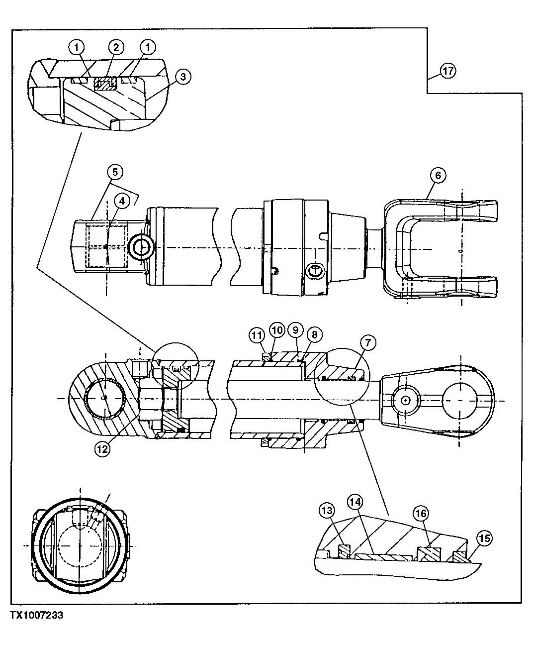Boom Cylinder (For Use With Tool Carrier or Log Loader) (570614 - )