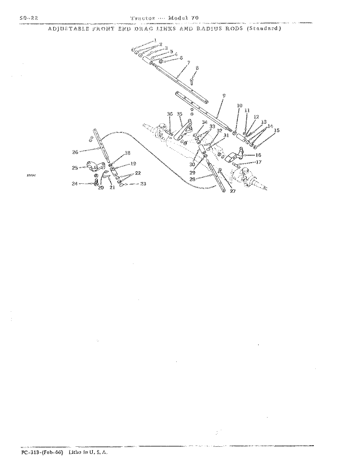 Section 50-Steering Mechanism, Front End Equipment and Rear Wheels (Continued)
