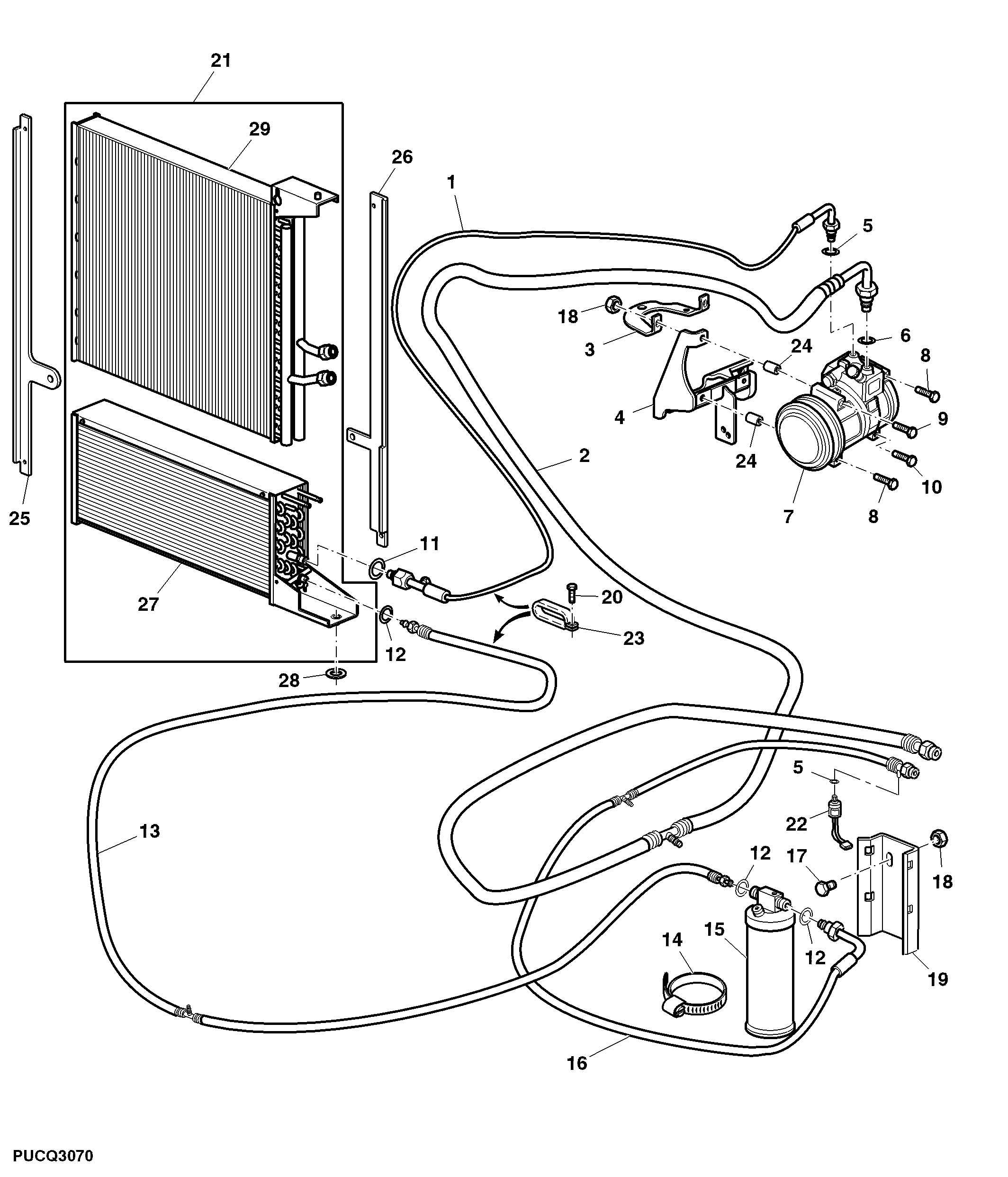 Air Conditioner - Condenser, Compressor / Filter