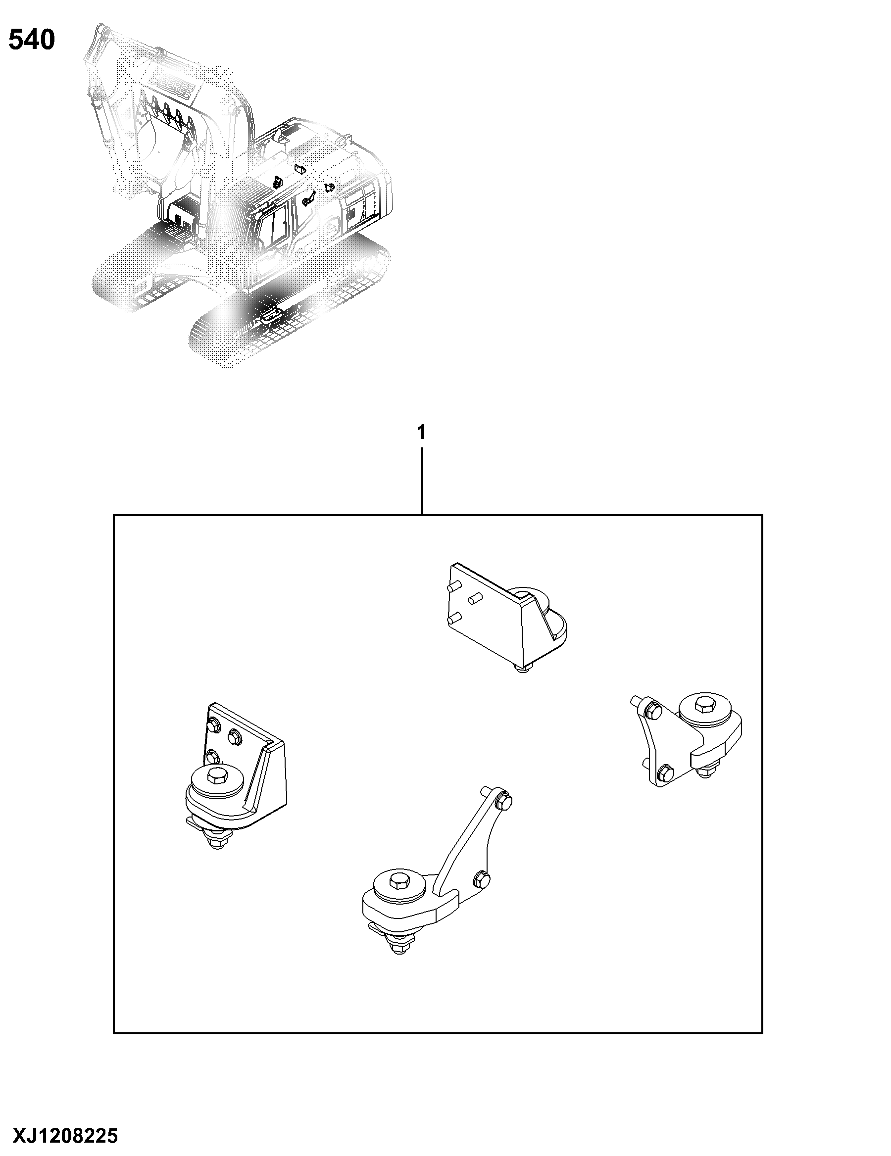 0540 Engine Mounting E240