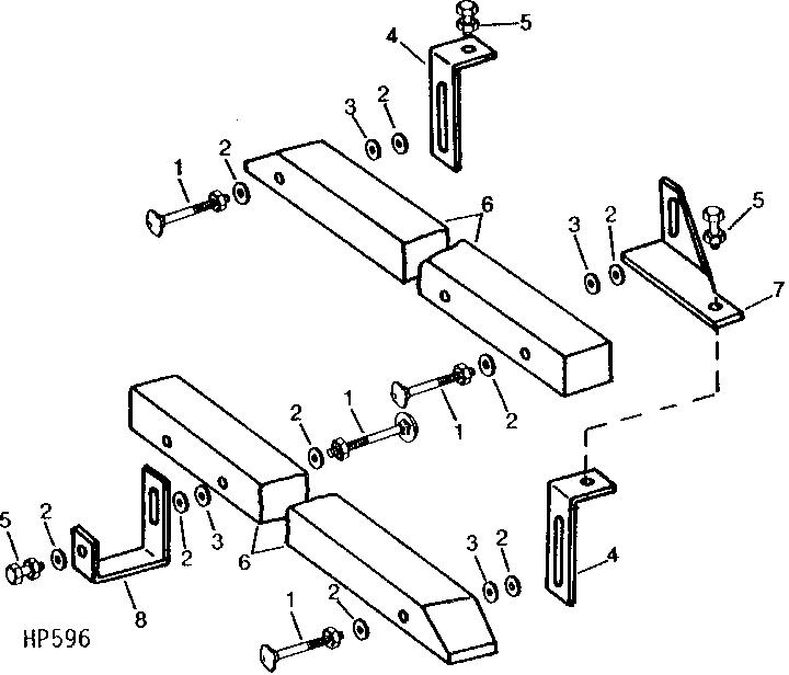 FEEDER CONVEYOR DRIVE CHAIN GUIDES (REGULAR)