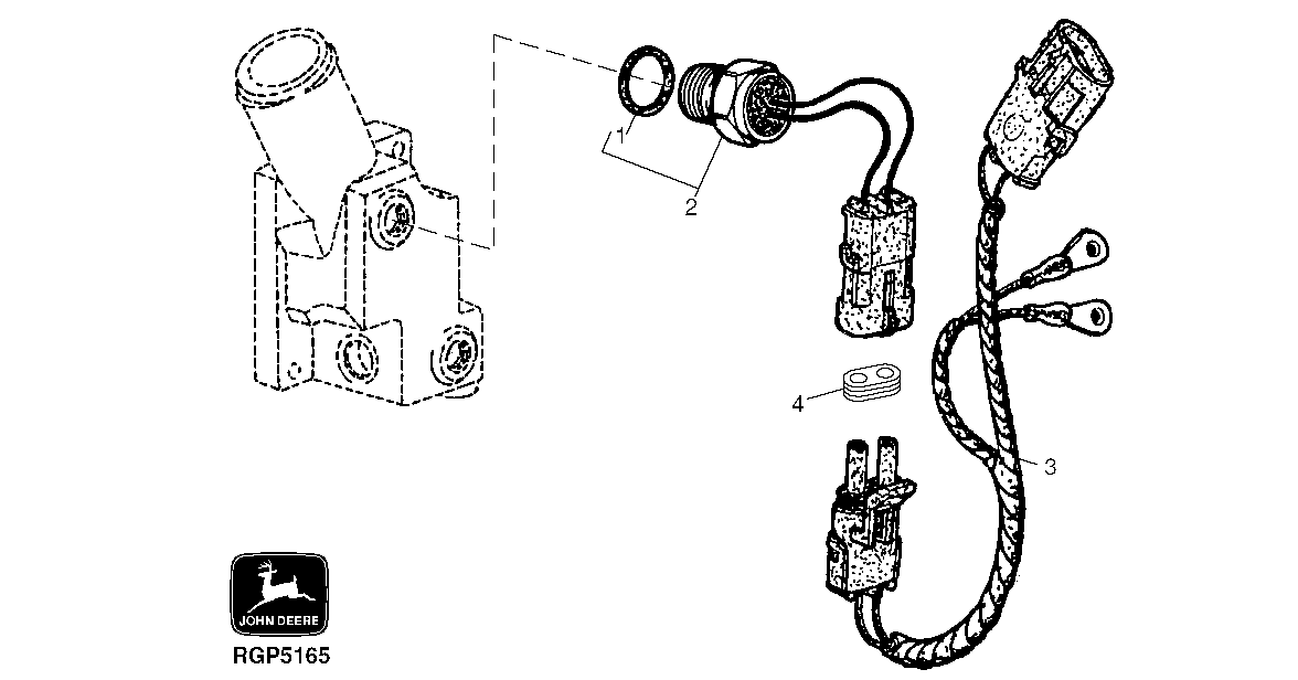 FUEL INJECTION PUMP WIRING HARNESS AND SWITCH (COLD START ADVANCE)