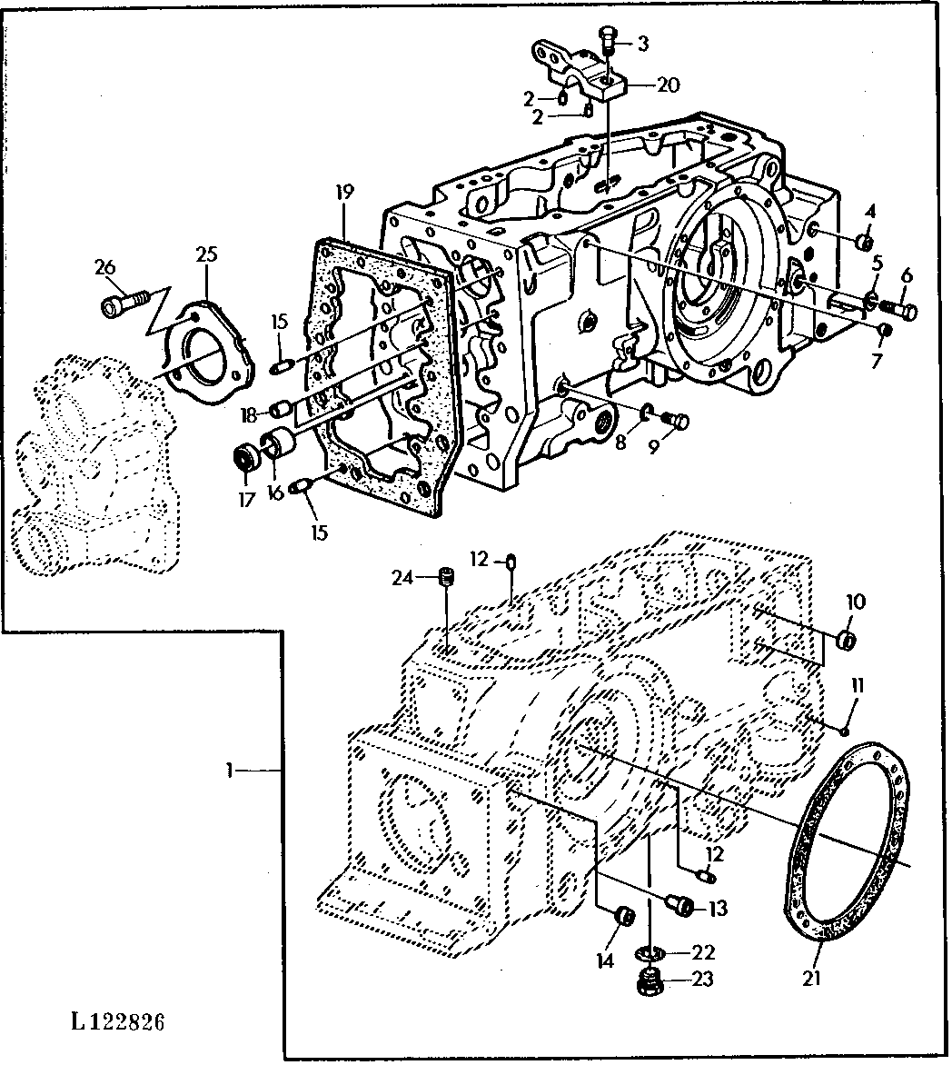 TRANSMISSION CASE (SYNCHRONIZED TRANSMISSION)