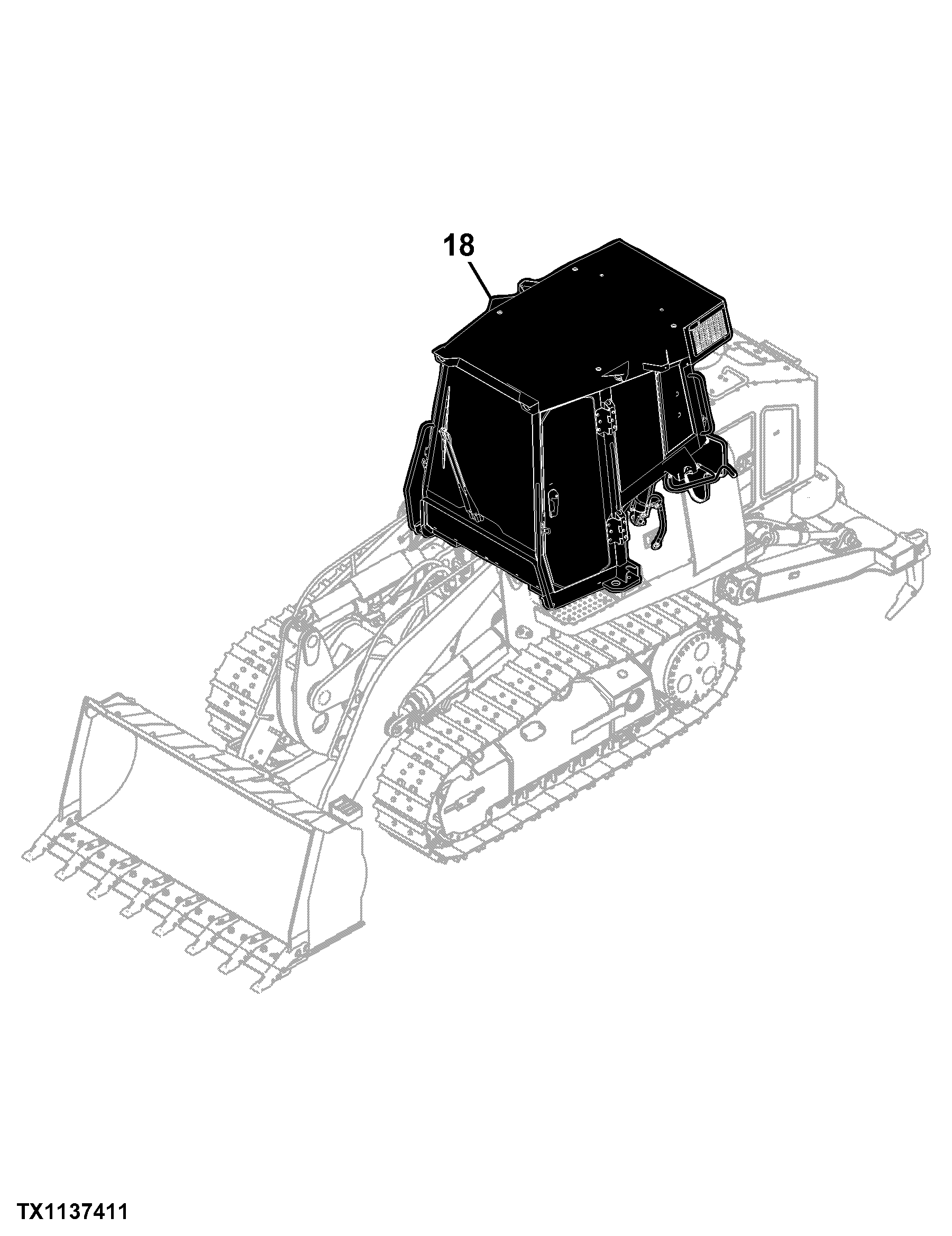 655K Crawler Loader (PIN: 1T0655KX_ _E233169-339325)