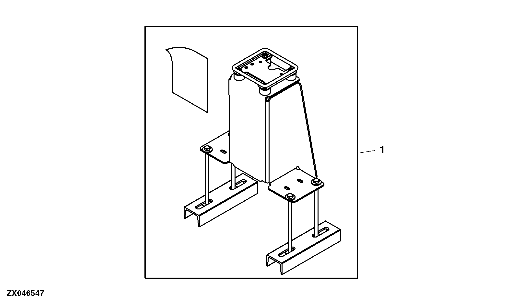 Attachment, Universal Receiver Mounting Bracket