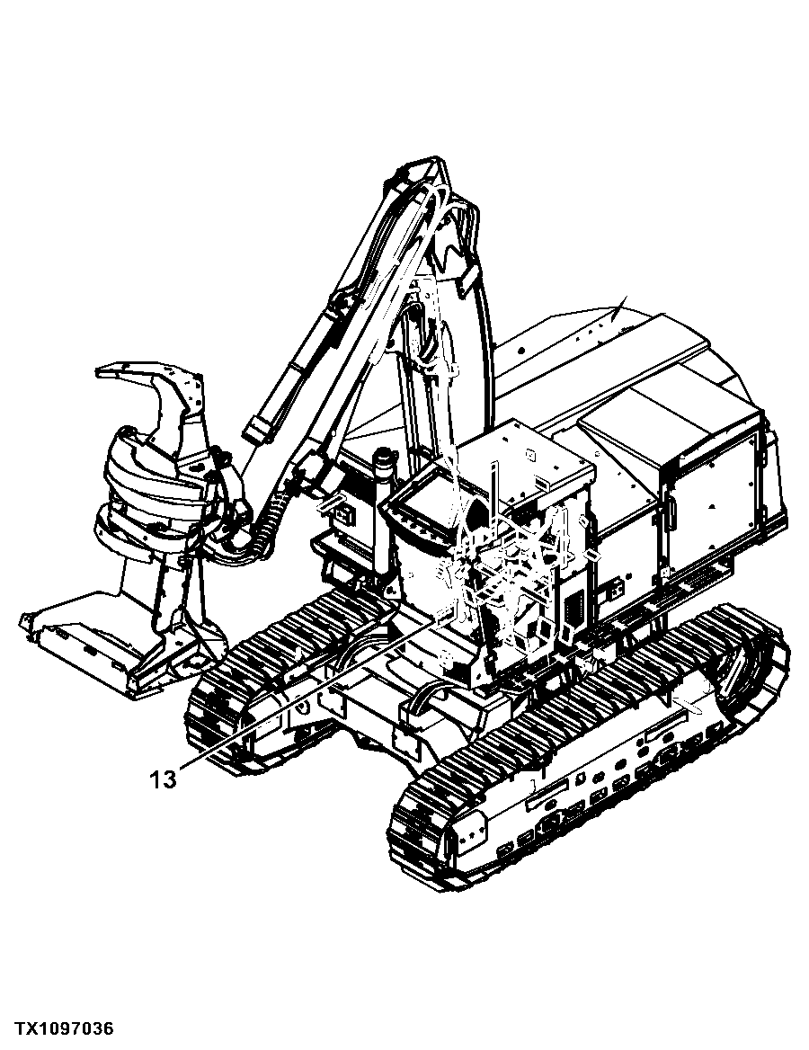 909K Tracked Feller Buncher (PIN: 1T0909KX_ _D181103 - D270472)(PIN: 1T0909KX_ _C181103 - C270472)