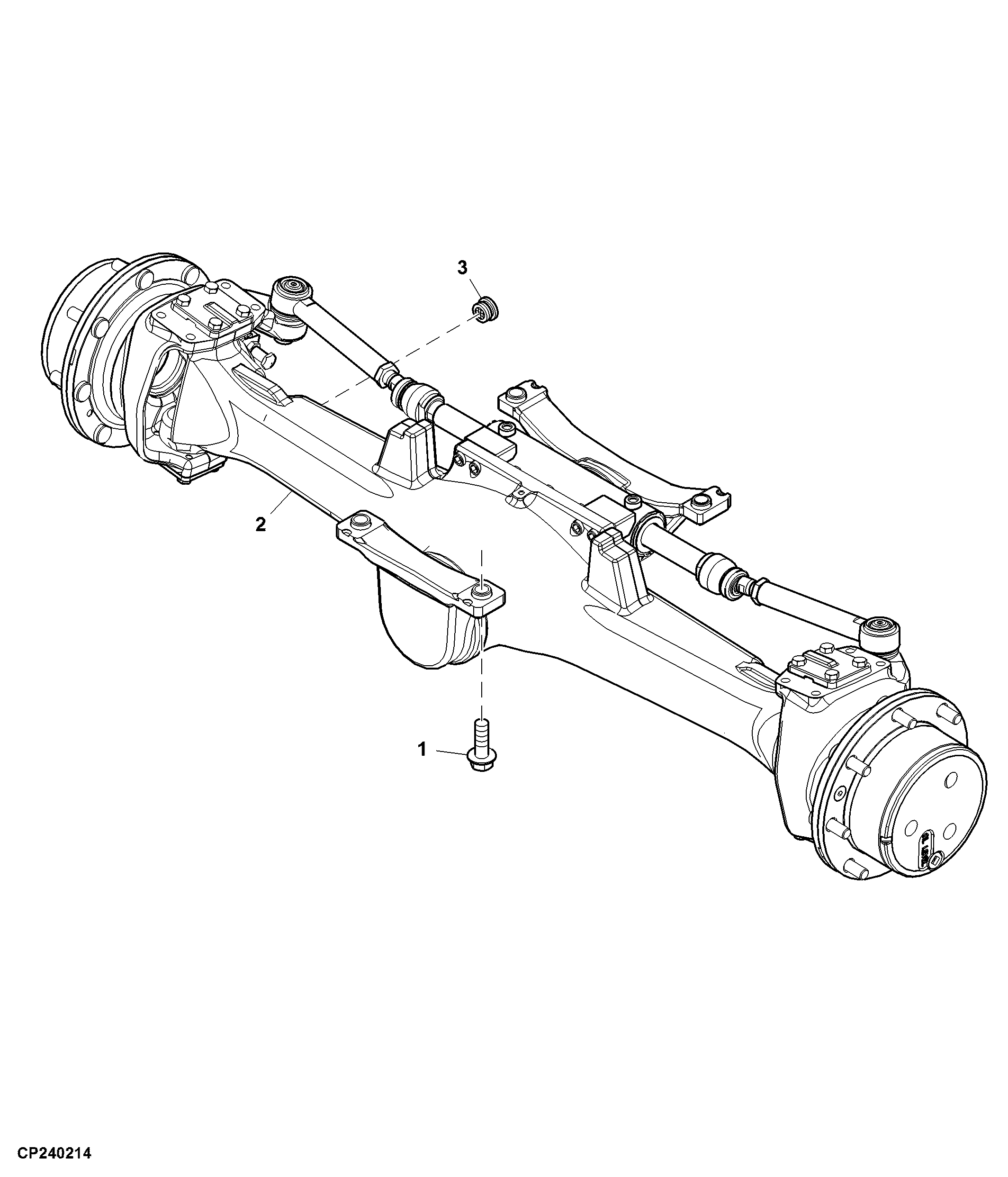 Front Axle, MFWD