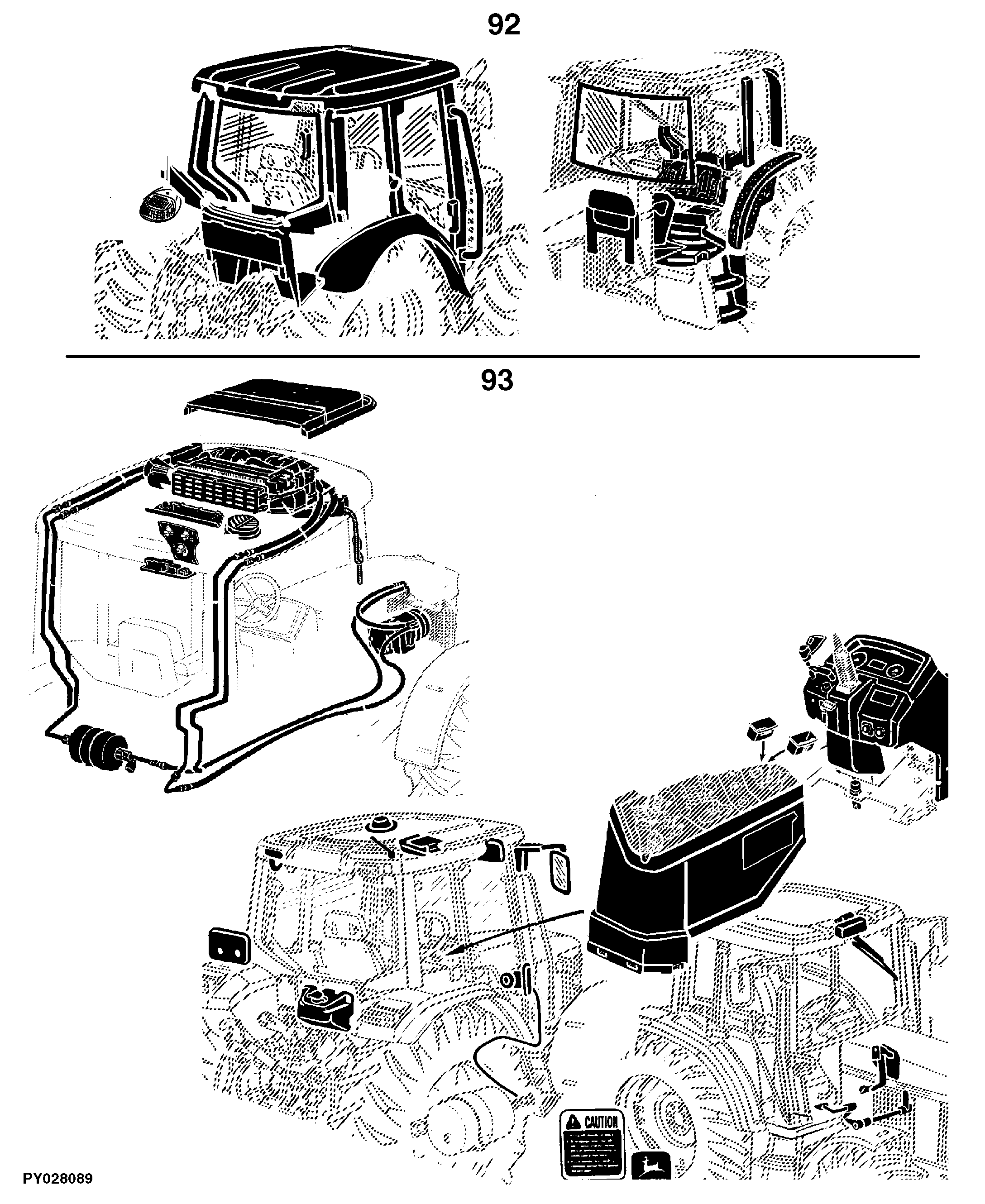1854 Tractor (Engine 6068HL284, 6068HYH02) (China Edition)