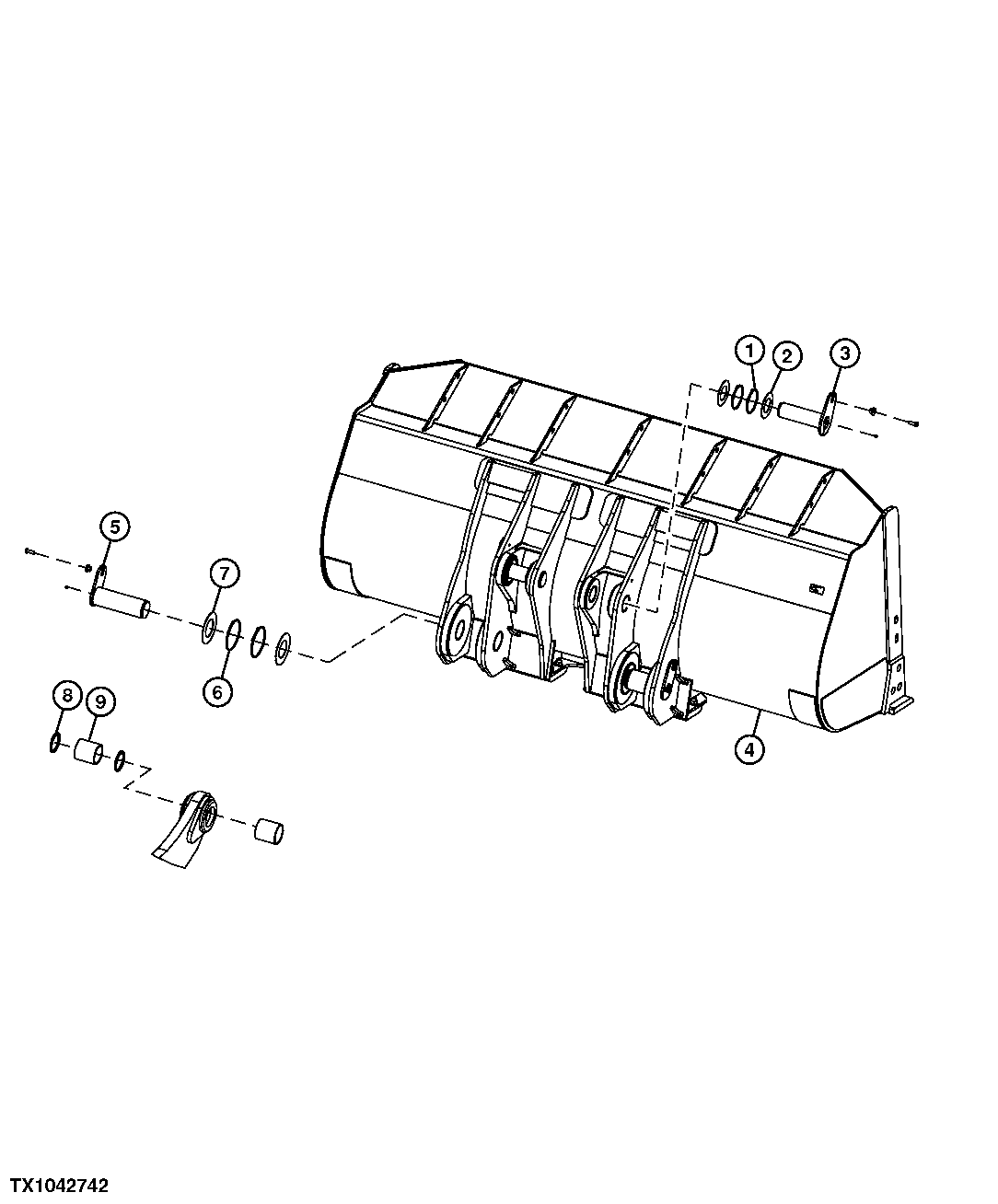 6.0 CUBIC YARD LOADER BUCKET RETROFIT (SN -612719)