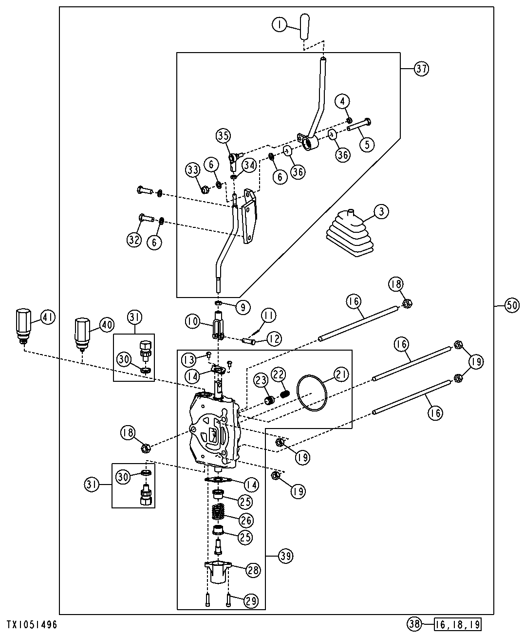 Auxiliary Valve w/ Linkage (Fourth Function)