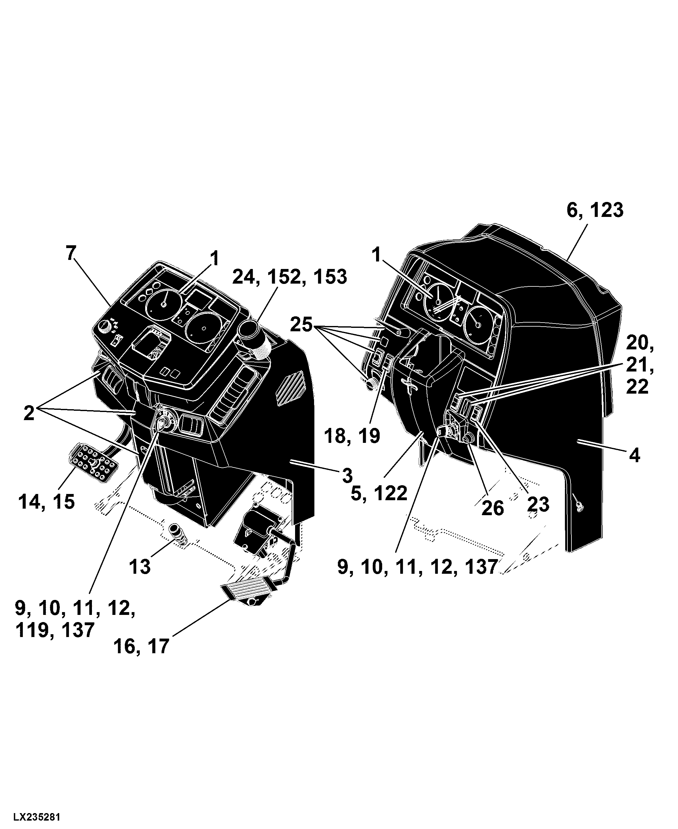 93 Operator's Station, Controls and Accessories