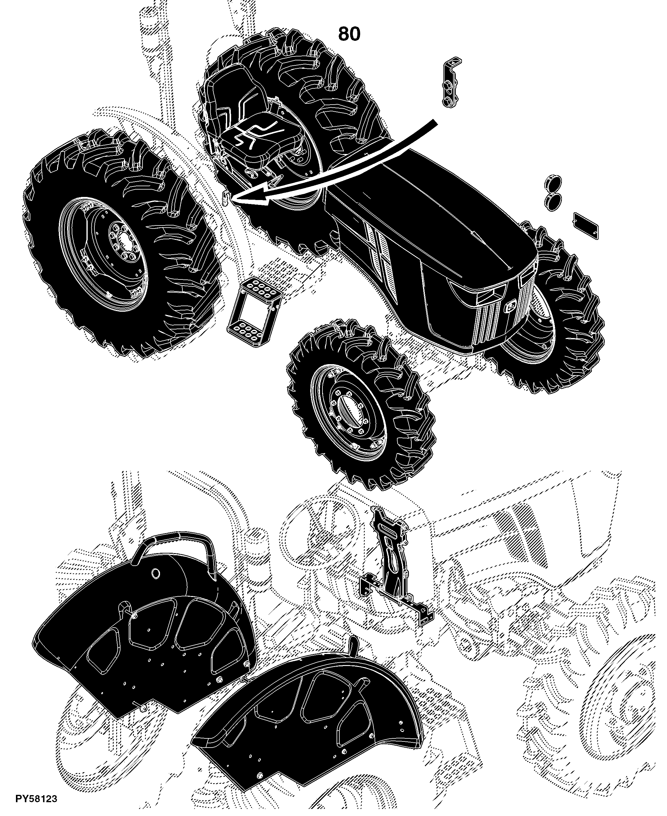 5065E Tractor (Cab: -1PY5065EKHJ401900)(OOS: -1PY5065EPHJ103300)(FT4)(North America Edition)