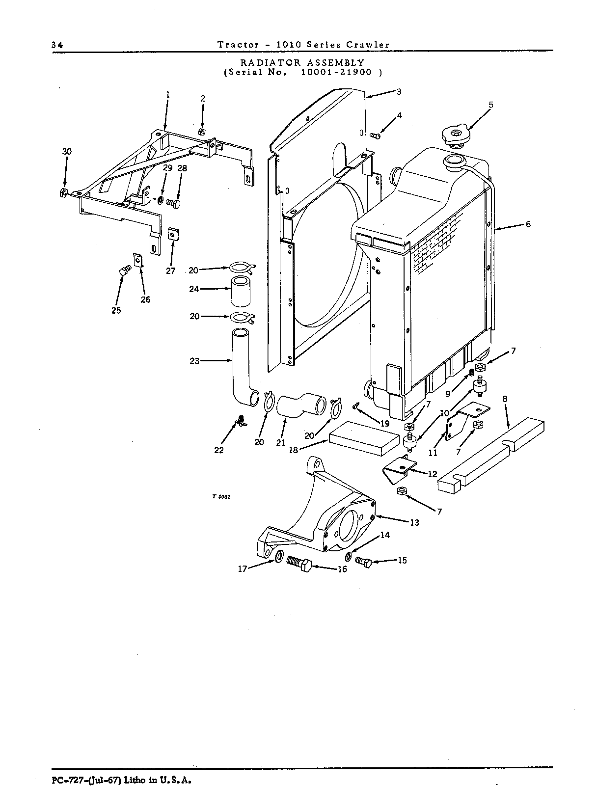 Bracket, pump mounting