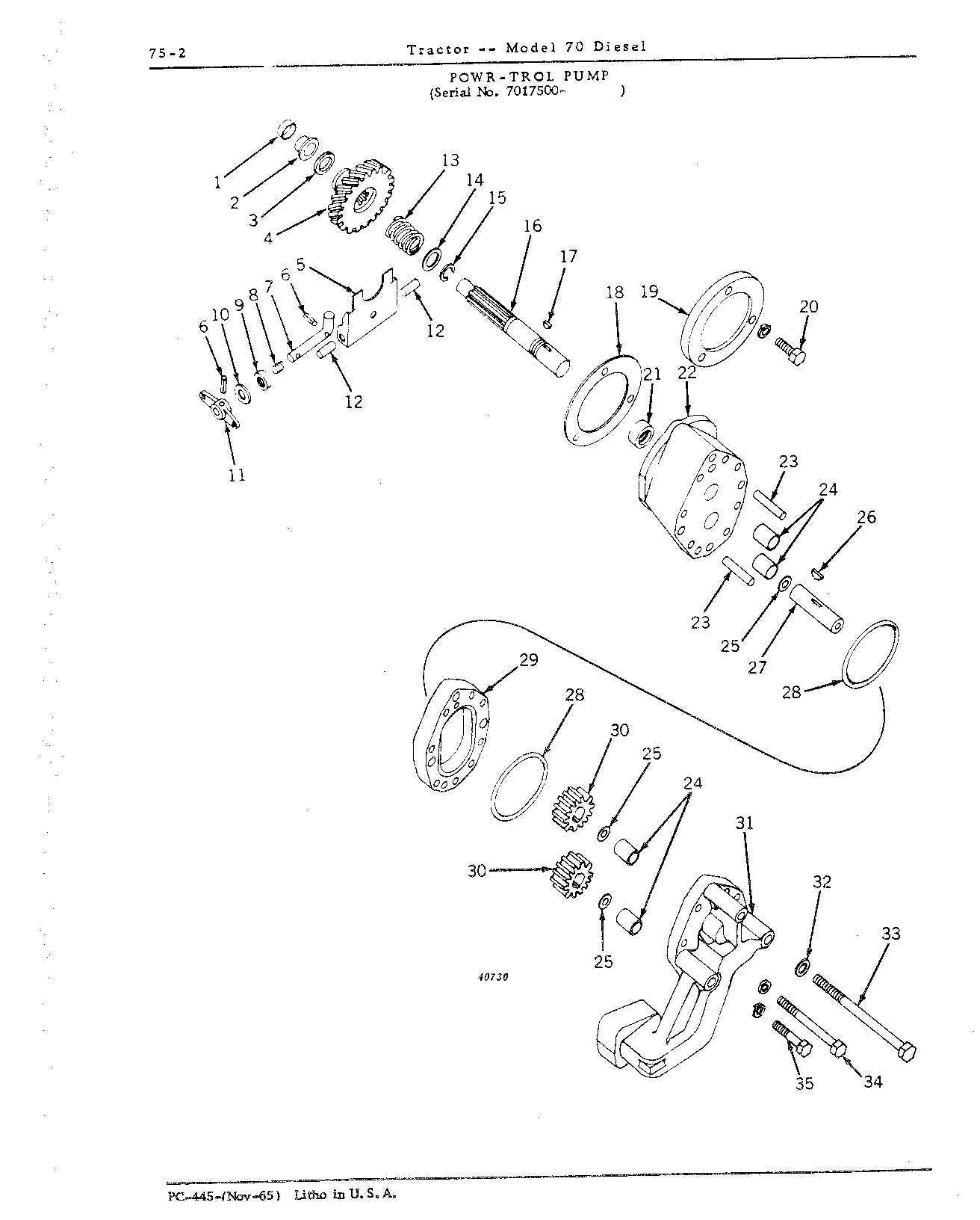 Section 75 - Hydraulic Mechanism (Continued)