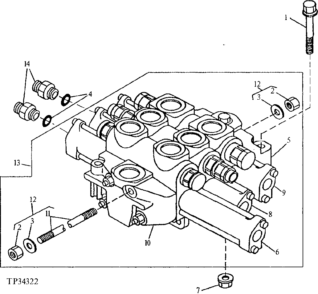Loader Control Valve (2-Spool) (3-Spool) (For Use With Tool Carrier or Log Loader)