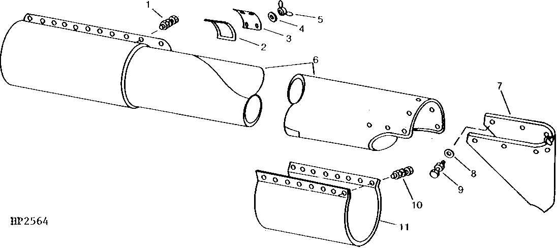 Horizontal Unloading Auger Housing (14 Ft. and 17 Ft.) ( - 600000)