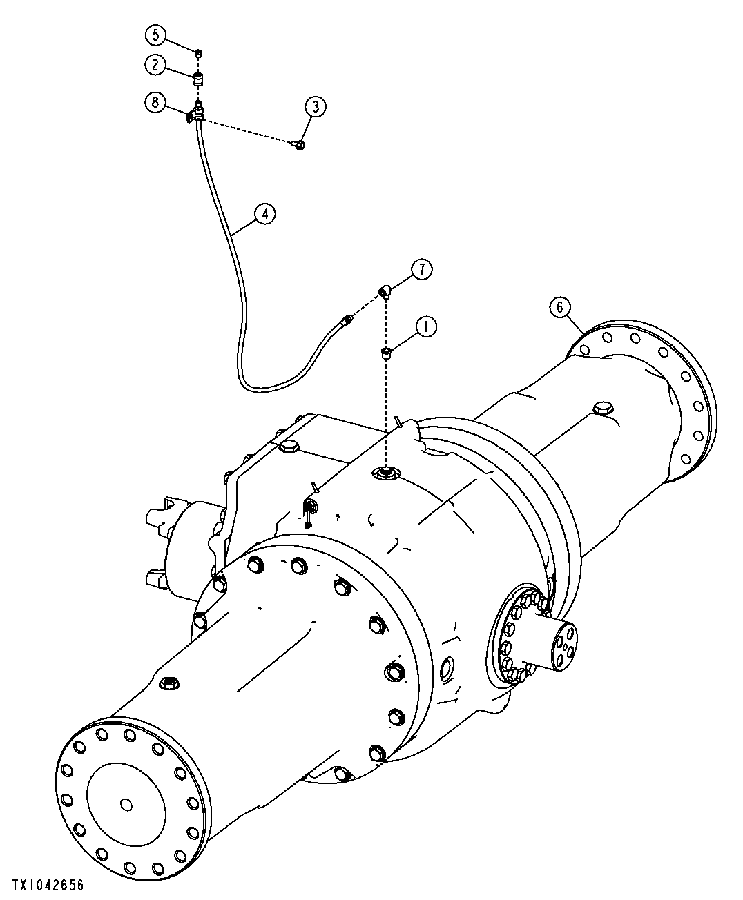 Rear Axle with Standard Differential (Heavy Duty Wide)