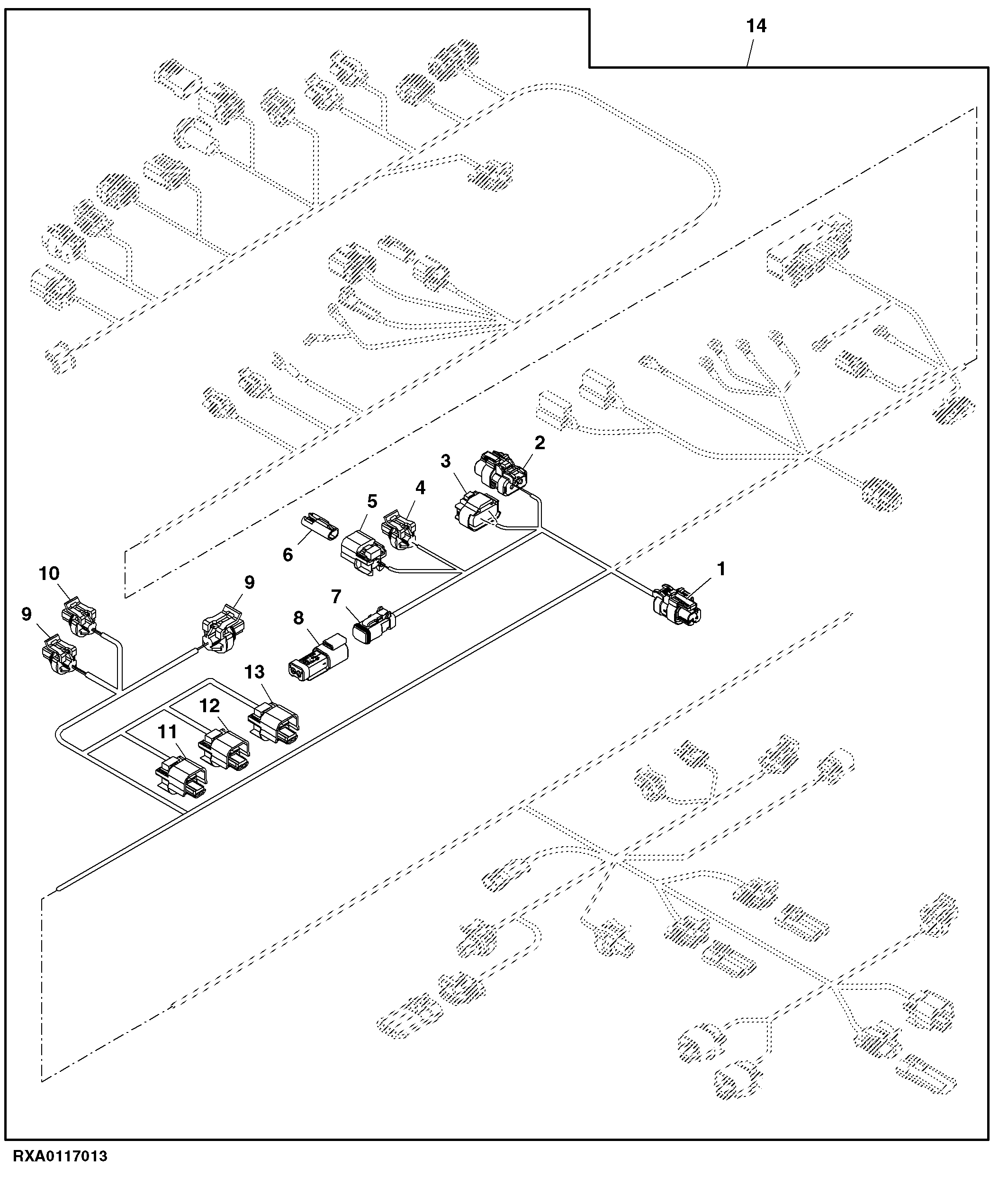 Chassis Wiring Harness , ILS™, IT4 Engine (3/5)