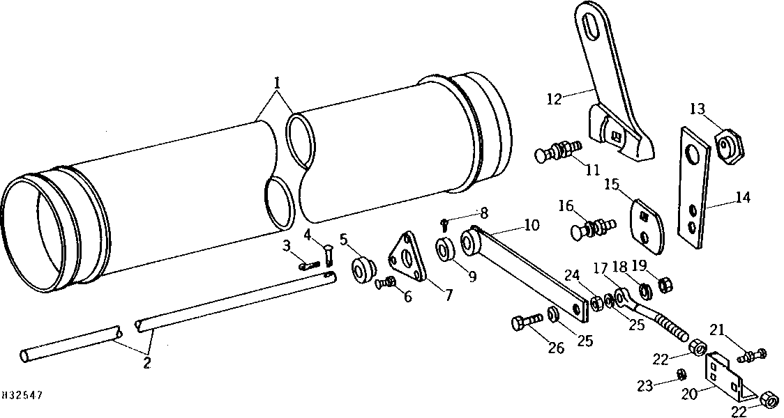 FEEDER CONVEYOR IDLER SHAFT AND FEEDER DRUM