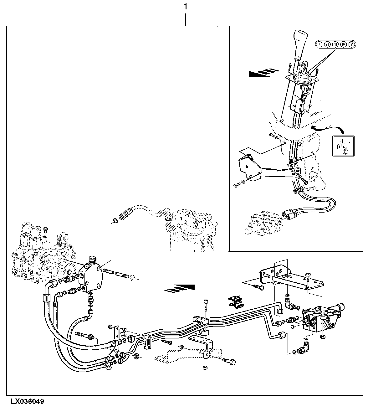 FIELD INSTALLATION KIT, INDEPENDENT SCV, MULTI-FUNCTION LEVER (CAB) (HYDRAULIC PUMP 25/40CM3)