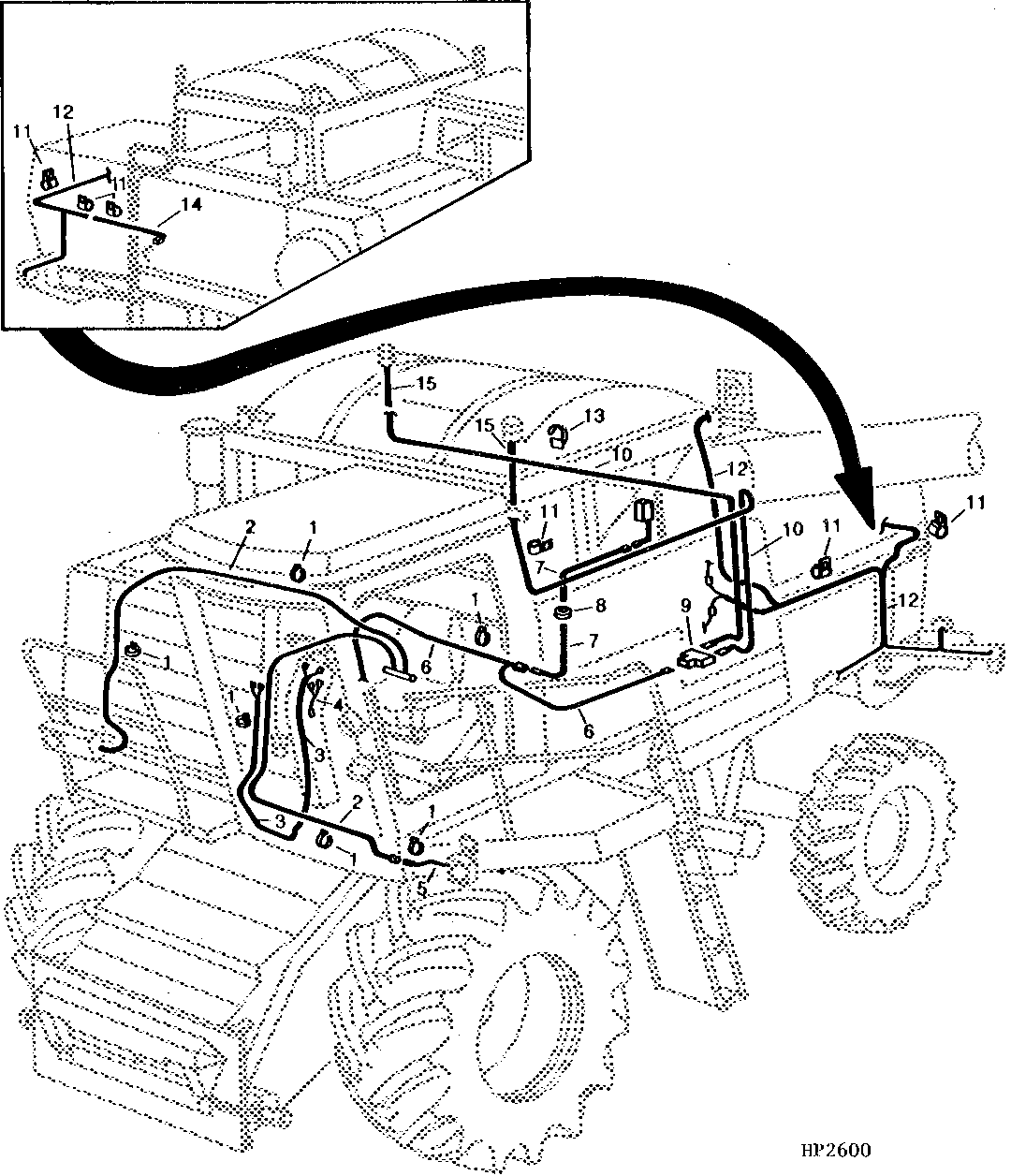 SEPARATOR WIRING HARNESS (EXPORT) (600001 - )