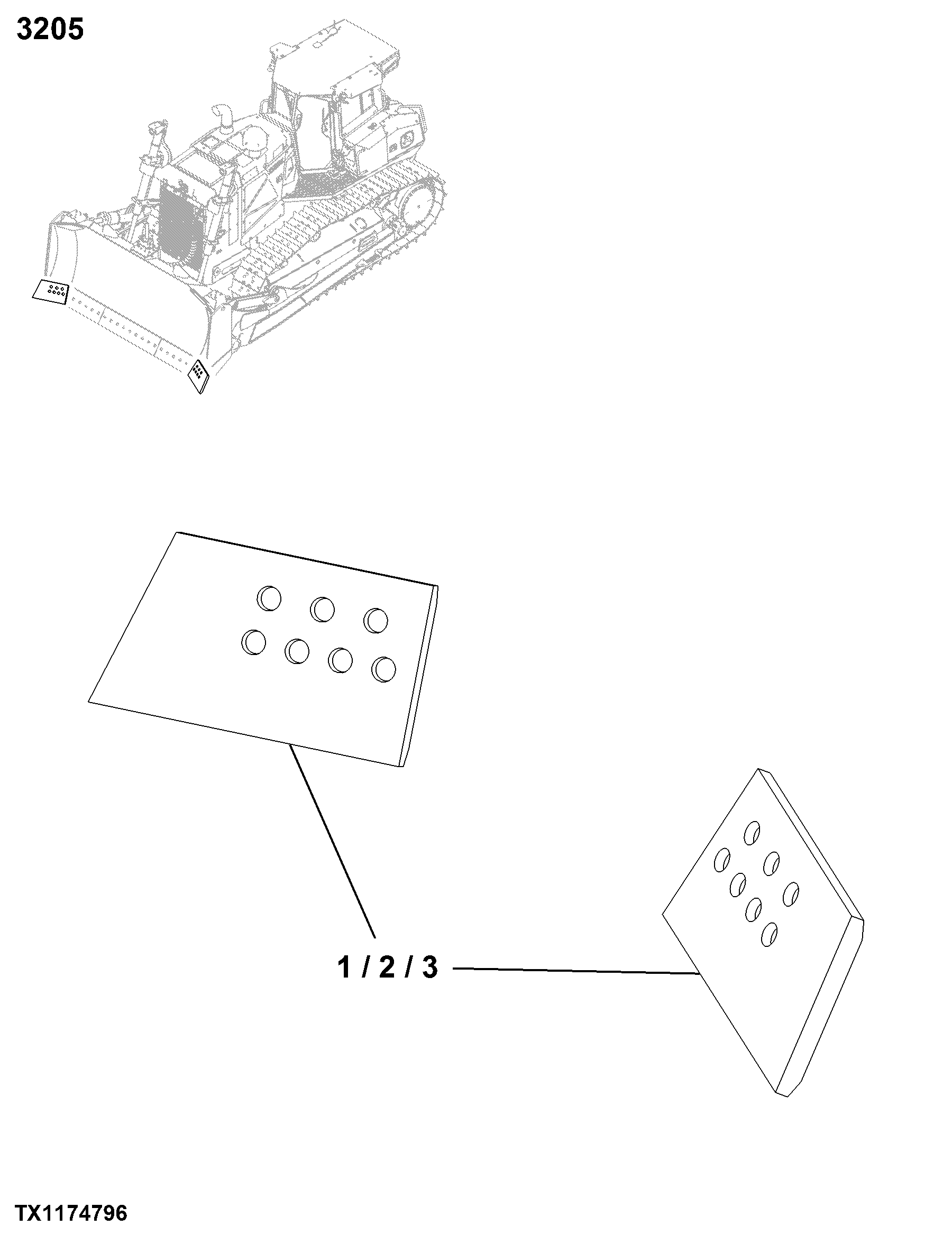 3205 Blade End Bits