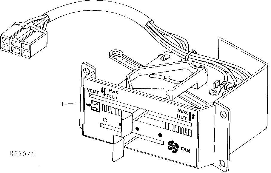 AIR CONDITIONER AND HEATER SWITCH