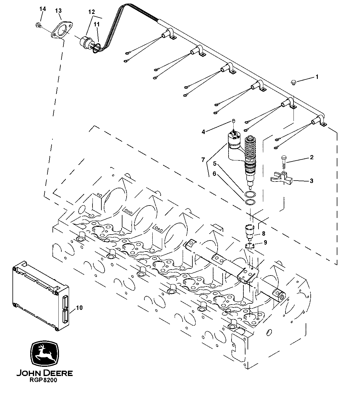 ELECTRONIC UNIT INJECTOR/(EUI), WIRING HARNESS (ADW)