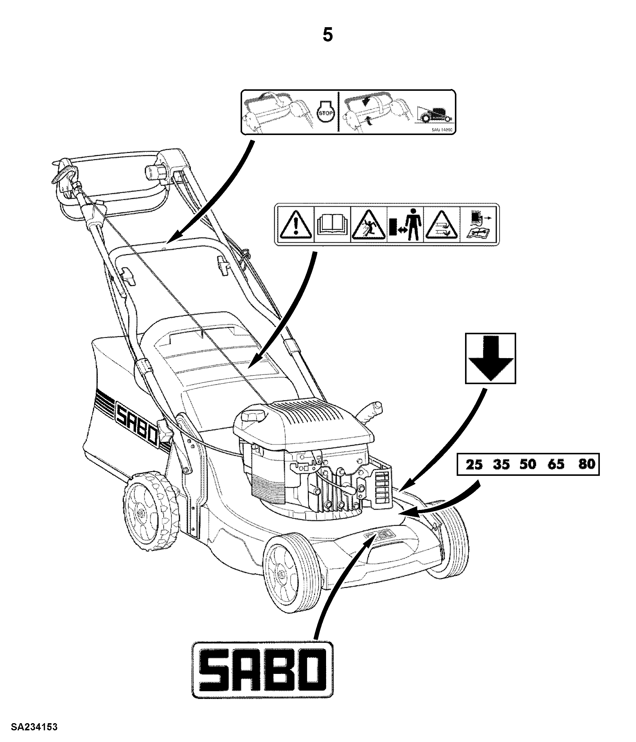 10 54 cm Walk-Behind Mower 4-Cycle Engine, 54-Vario E (SA1536)