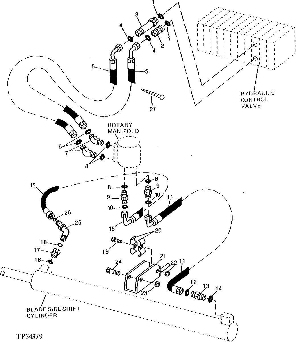 BLADE SIDE-SHIFT LINES AND FITTINGS ( - 541003)