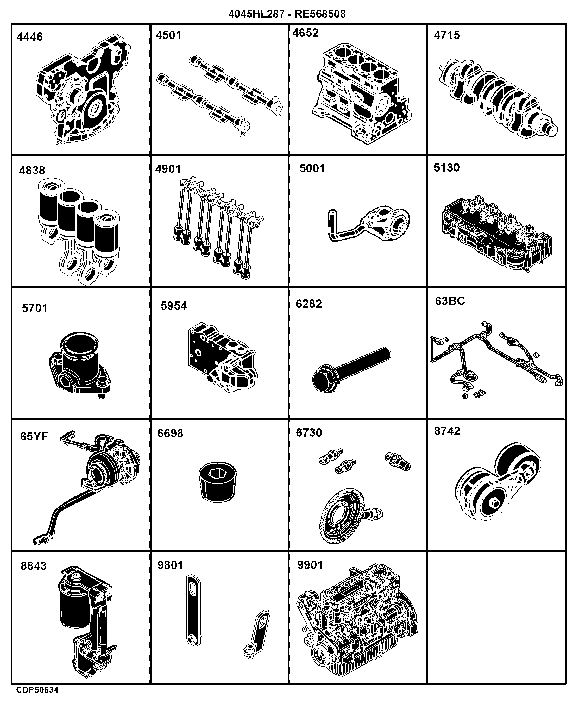 04A Engine 4045HL287-SE503032