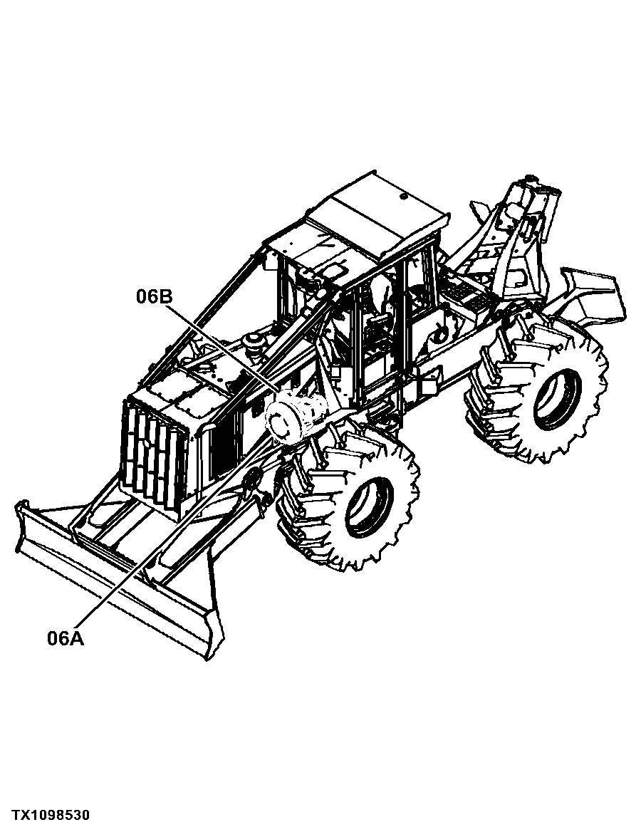 640H Cable Skidder (PIN: 1DW640HX_ _C630436 - C666892) (PIN: 1DW640HX_ _D630436 - D666892)