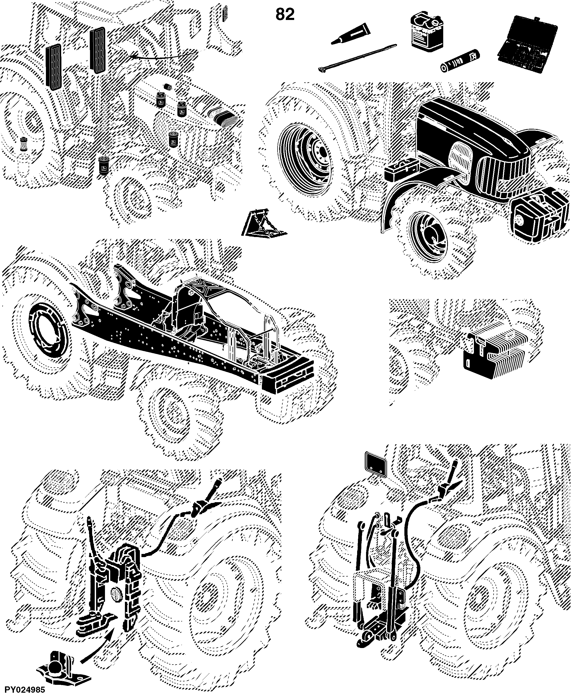 6130 Tractor (Engine 4045HL282,4045HL287)(Europe Edition)