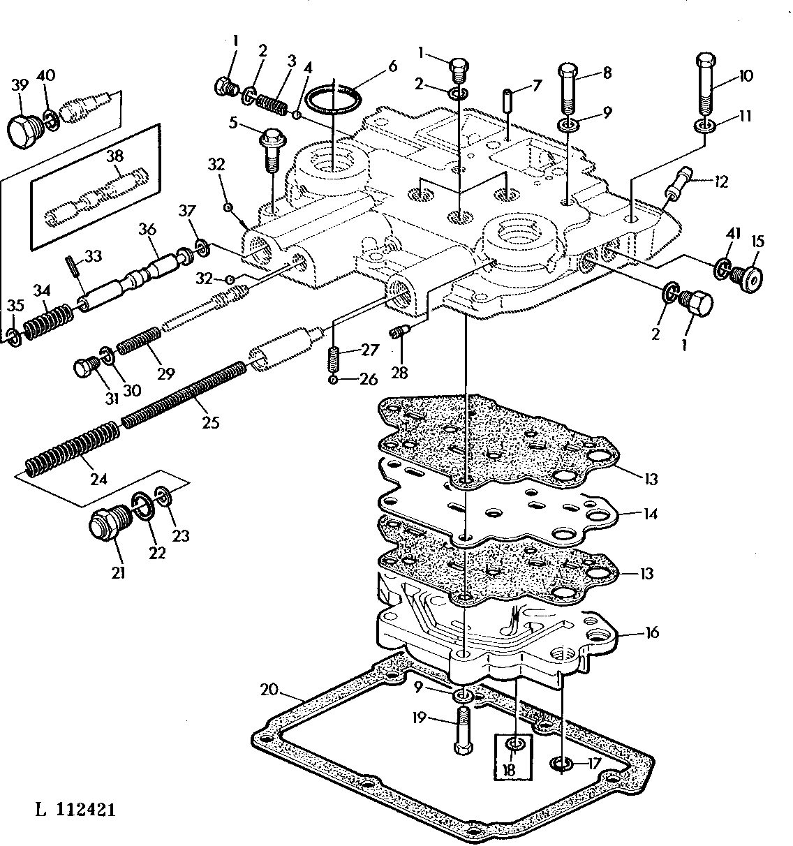 SHIFT COVER (WITH IND. PTO AND HI-LO SHIFT UNIT)