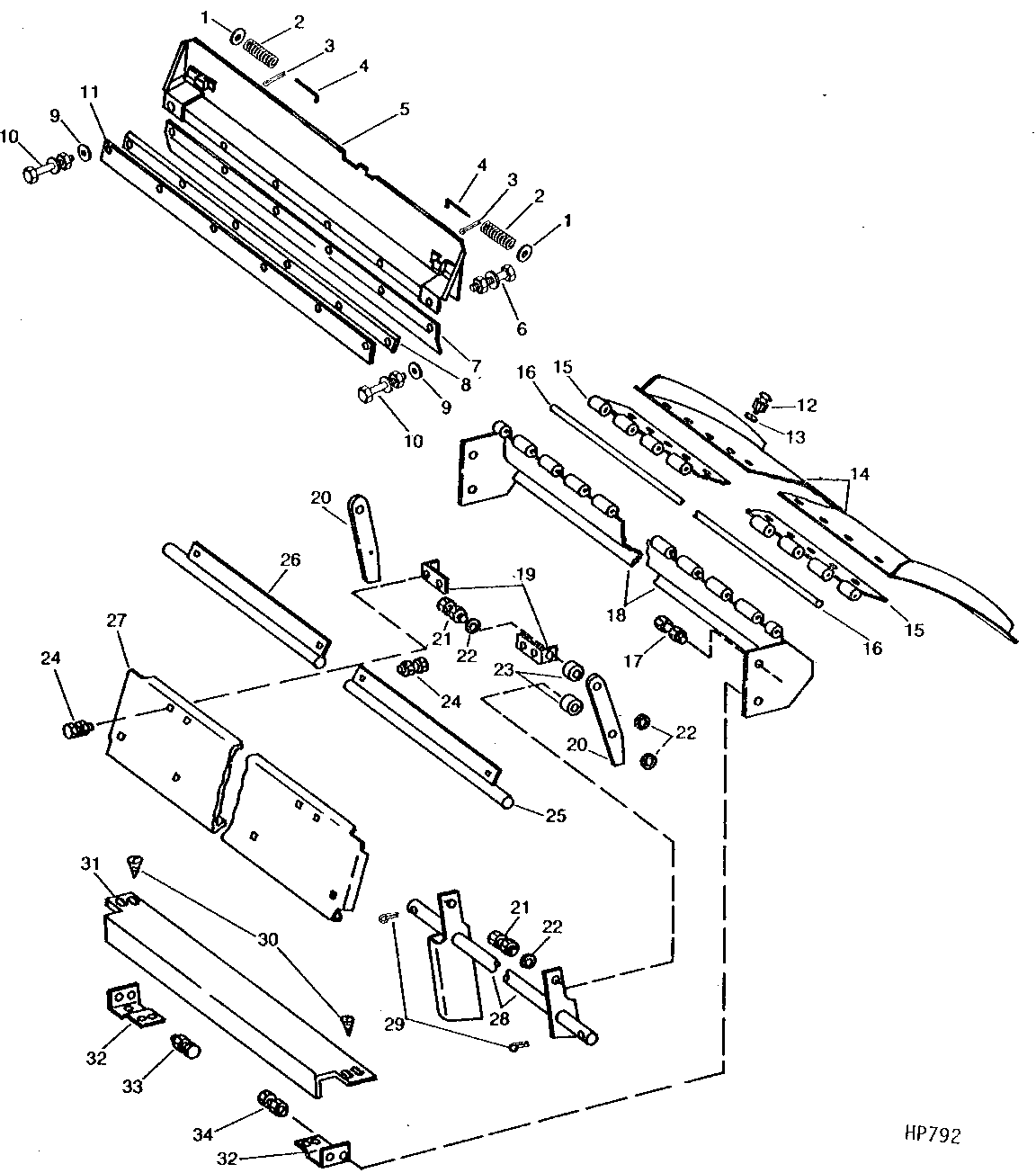 SEPARATOR FRONT SHEETS, FEED PLATE, REMOTE DUMP STONE TRAP, AND DOOR