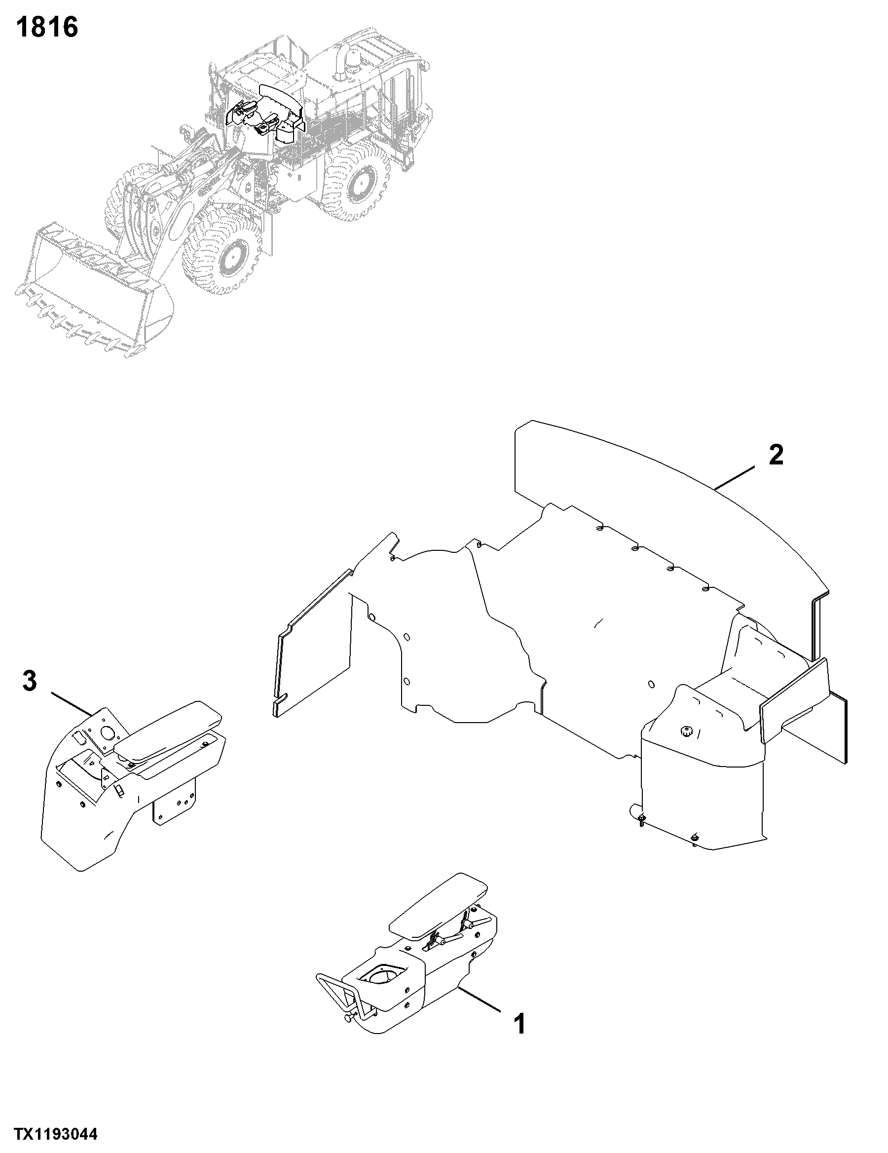 1816 Instrument and Control Mounting Structure