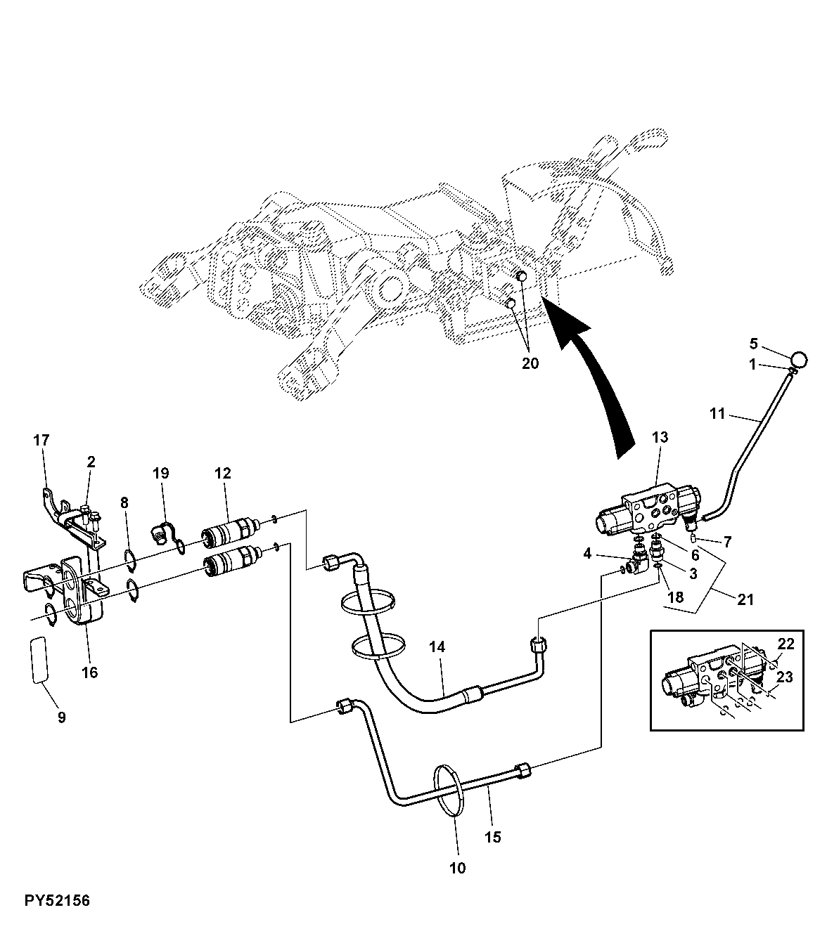 Single Selective Control Valve and Lines (5303) (Mita Harig)