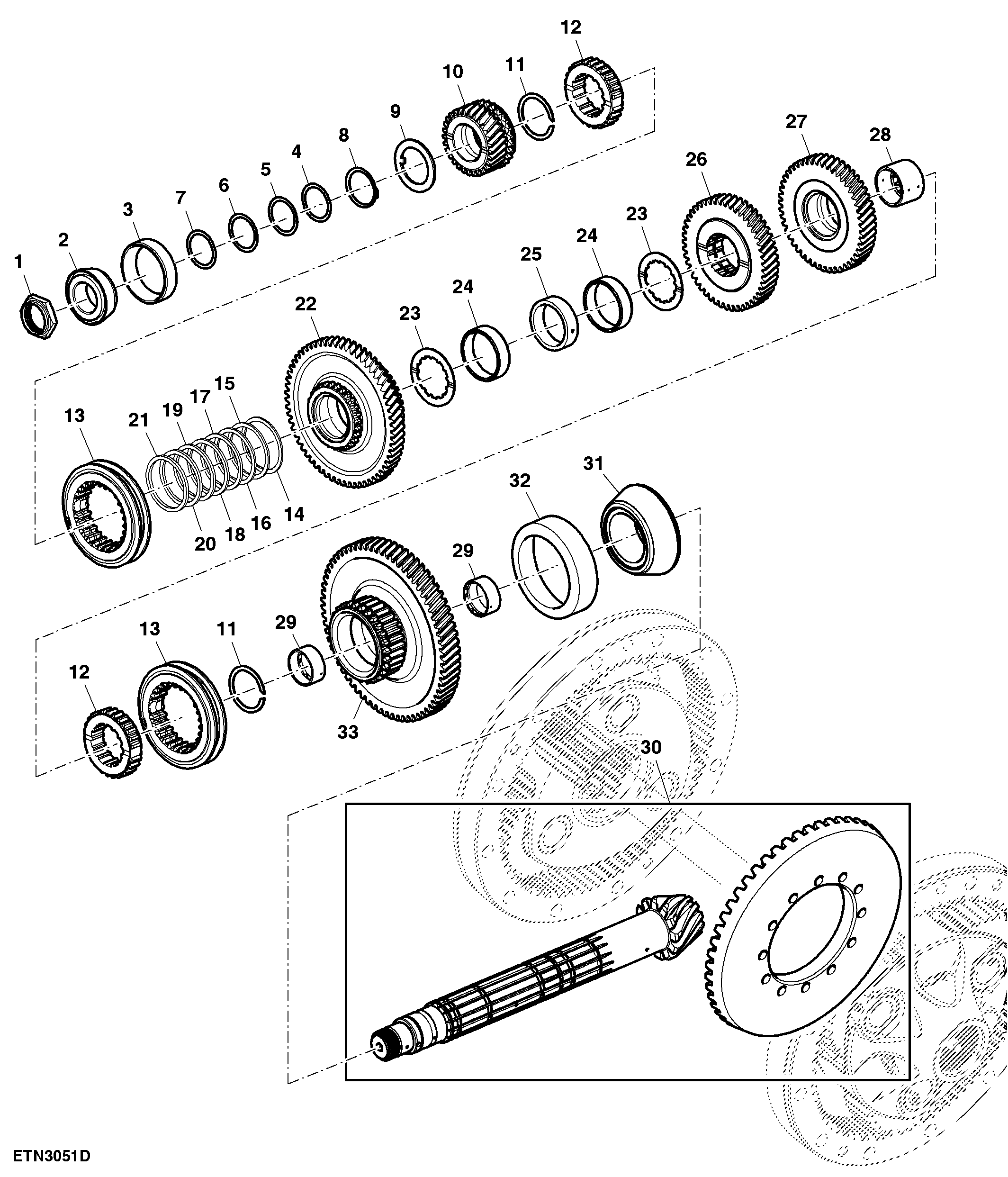 Differential Drive Shaft, 12X4, SyncShuttle™