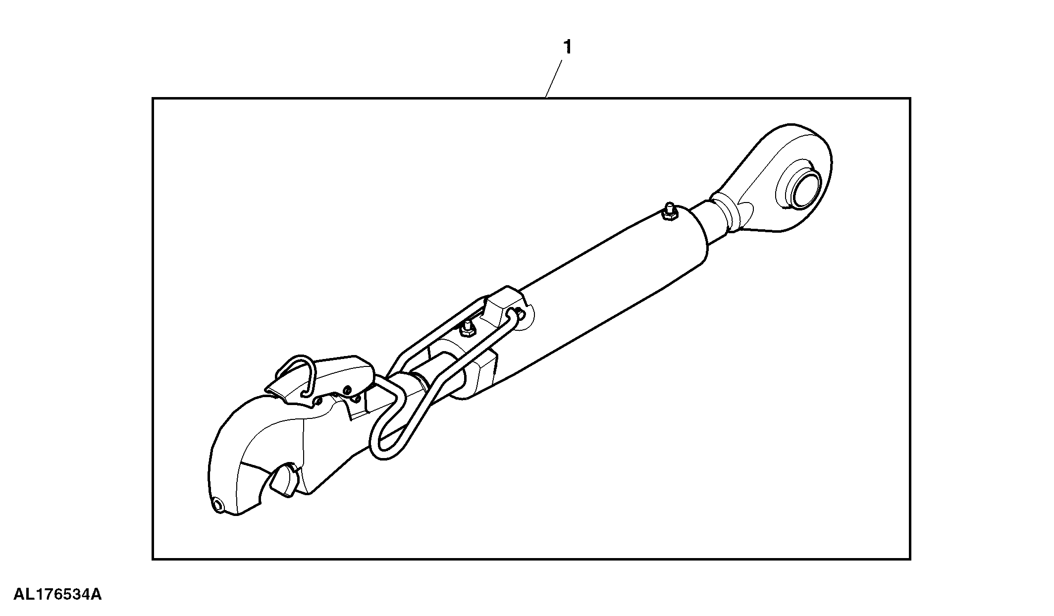 Attachment, Center Link, Hook End, Category 2