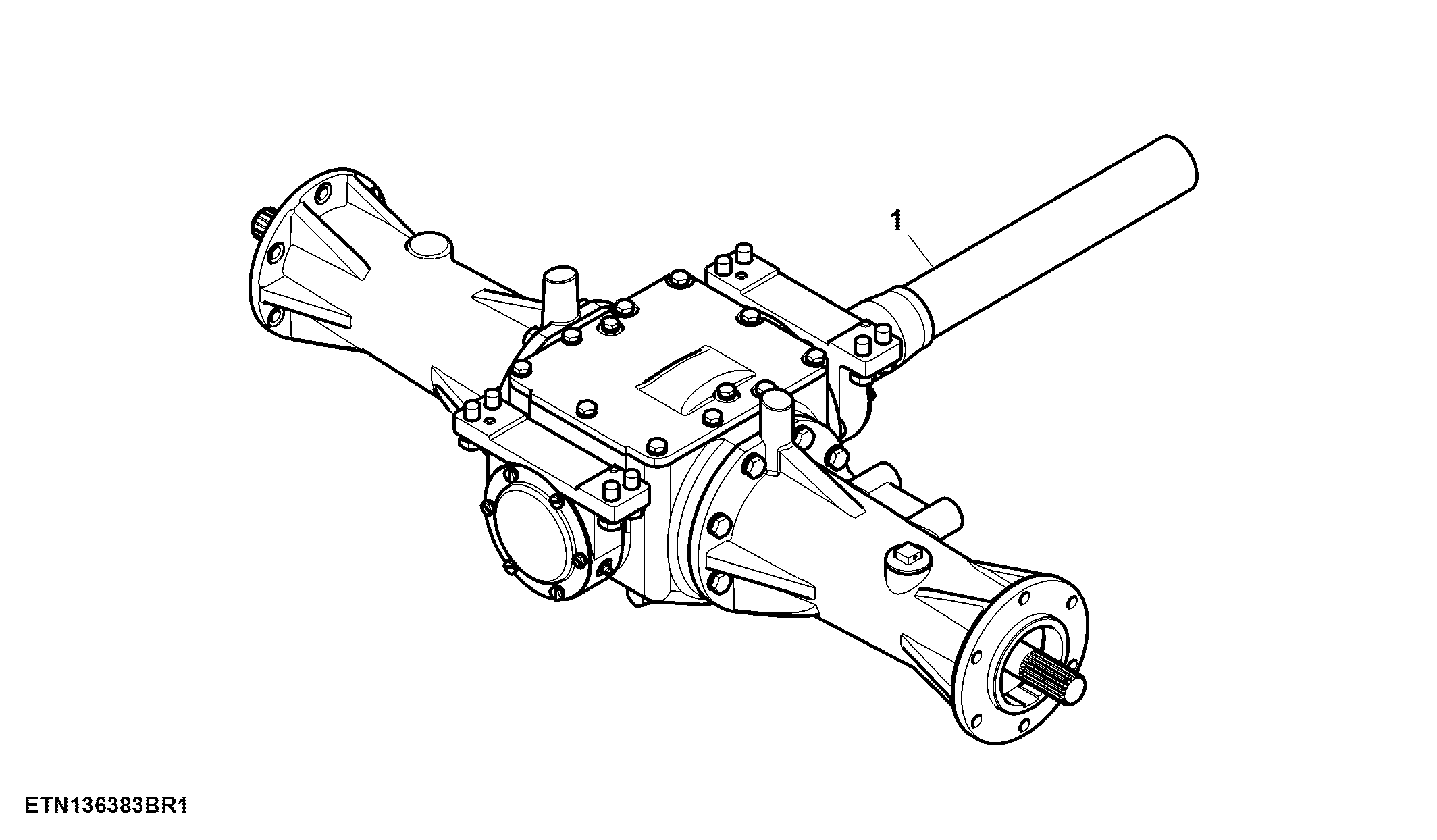 Front Axle, MFWD, Paddy