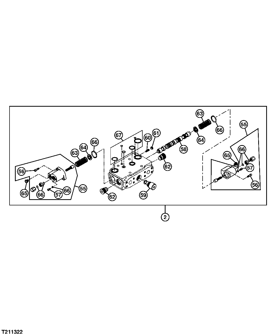 AUXILIARY HYDRAULIC CONTROL VALVE (SCRAPER PULLER)