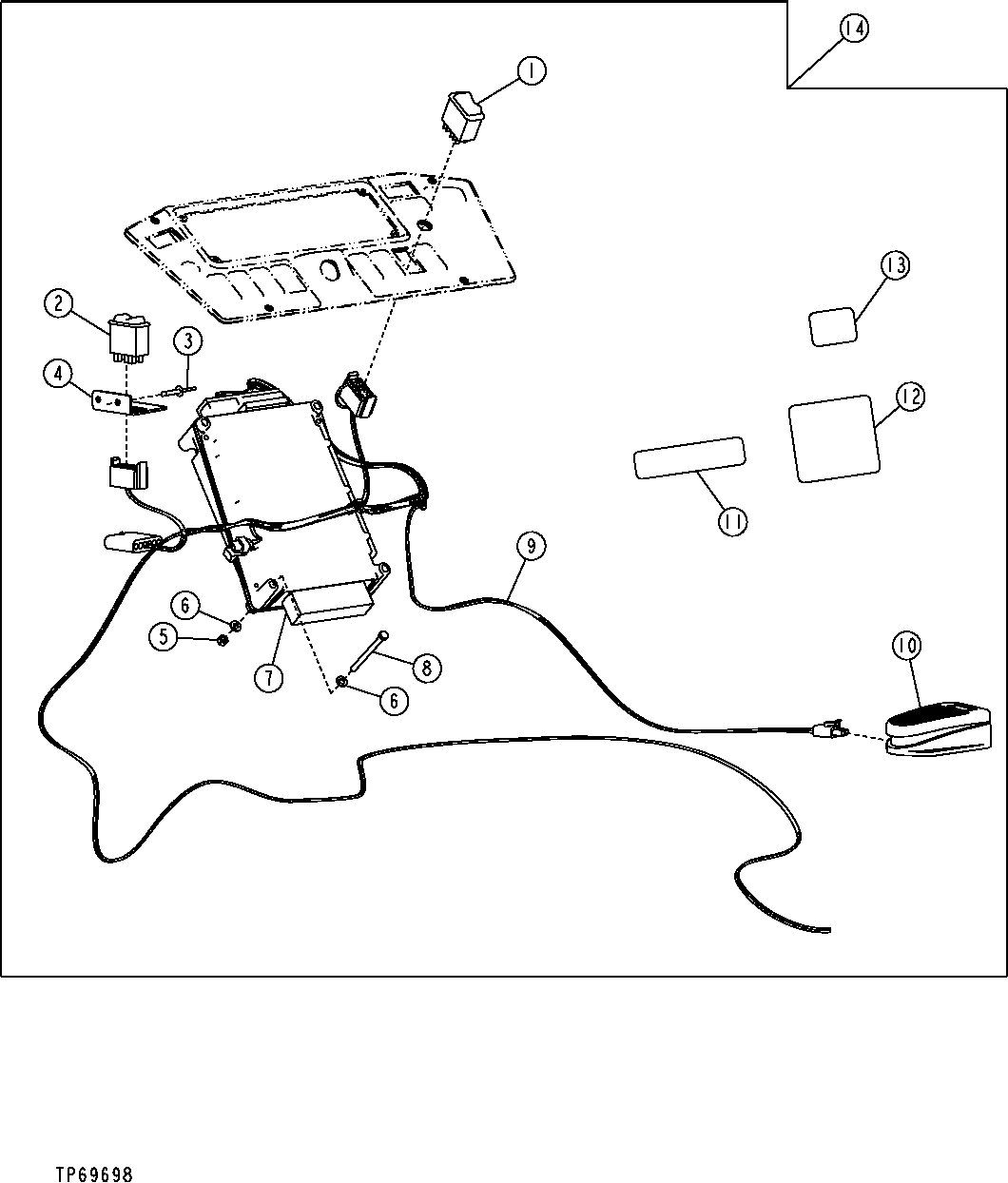 Selective Flow Control And Pump Control Wire Harness ( - 951254)