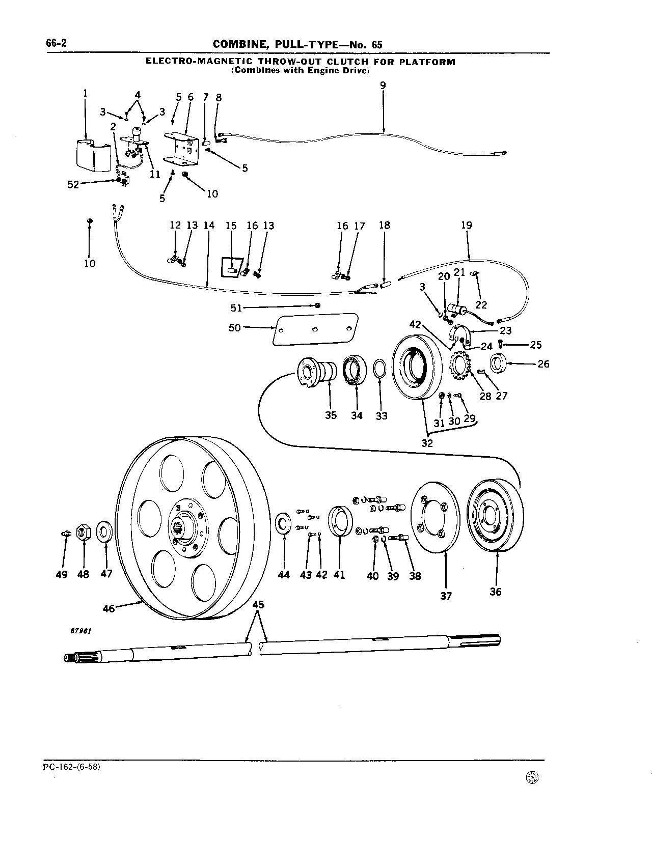 66 Electro-Magnetic Throw-Out Clutch for Platform